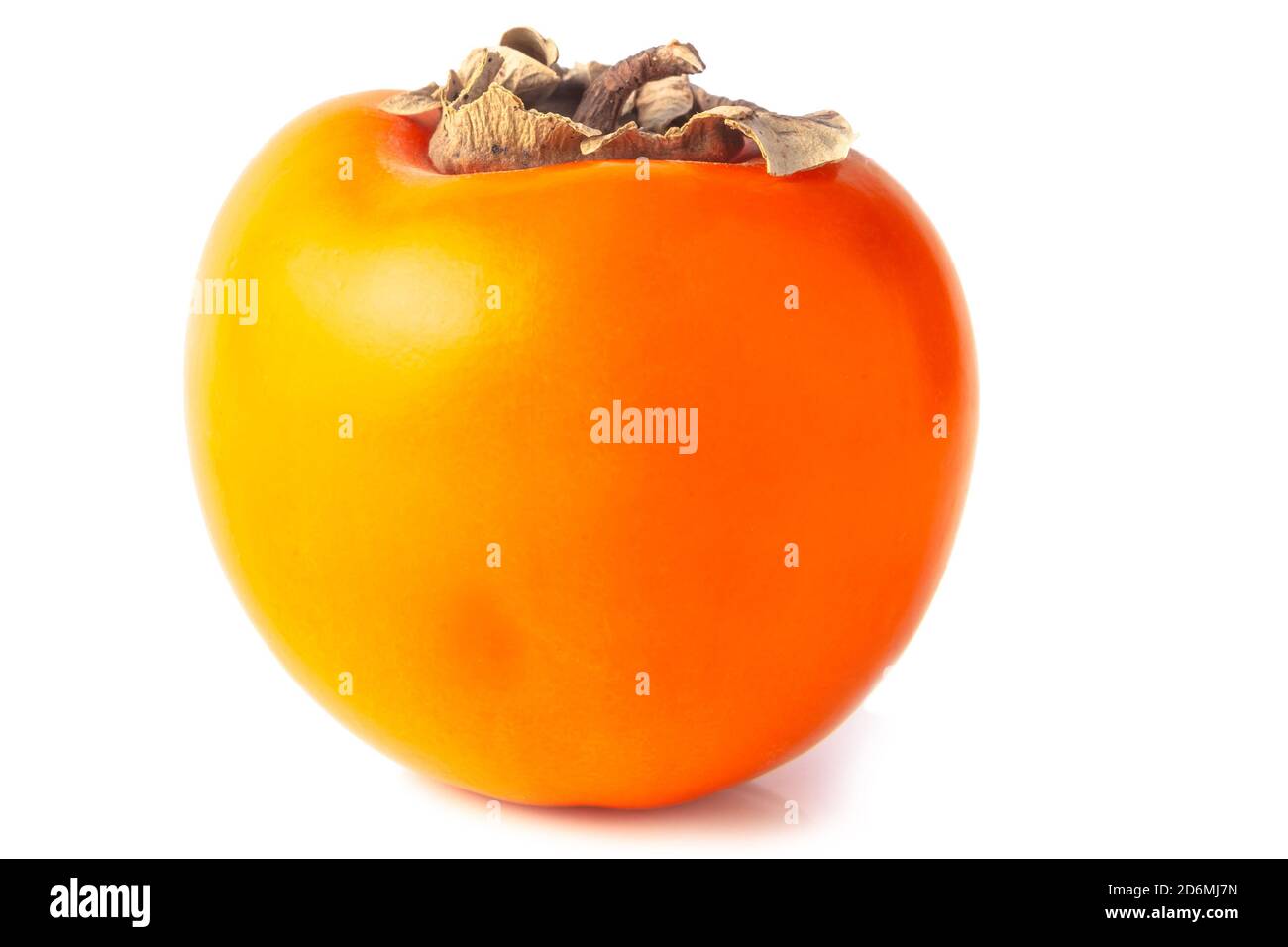fresh persimmon isolated Stock Photo Alamy
