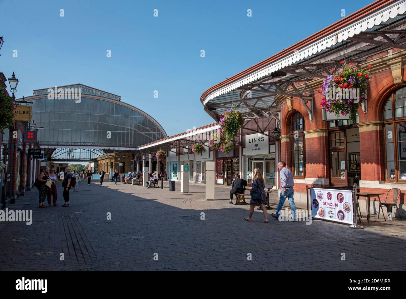 Windsor, Berkshire, England, UK. 2020. The historic Windsor and Eton Central Station and Windsor Windsor, Berkshire, England, UK. 2020. The historic Windsor and Eton Central Station and Windsor