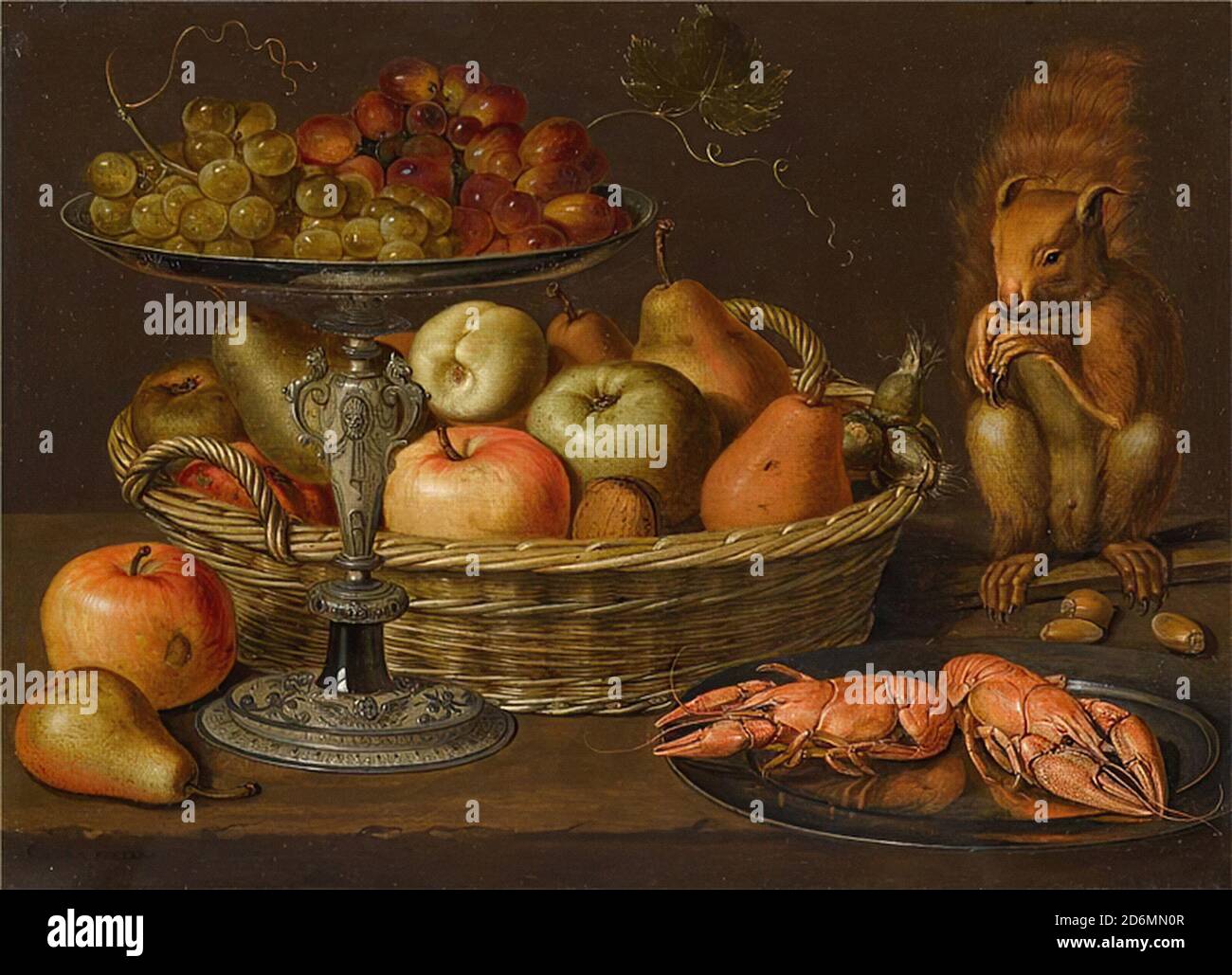 Clara Peeters Nature Morte Aux Fruits Sur Une Table Stock Photo Alamy