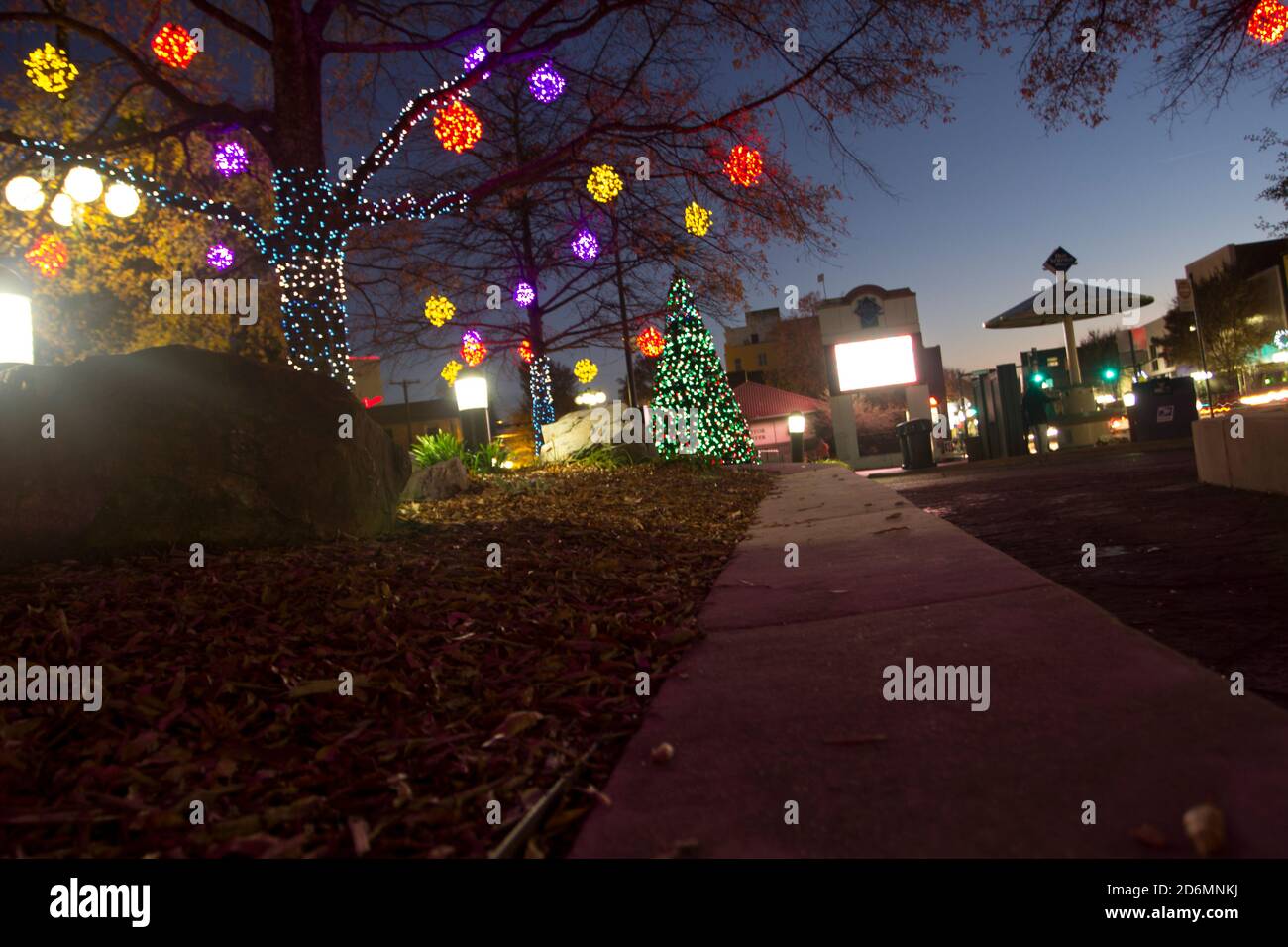 Hot springs holiday lights hires stock photography and images Alamy