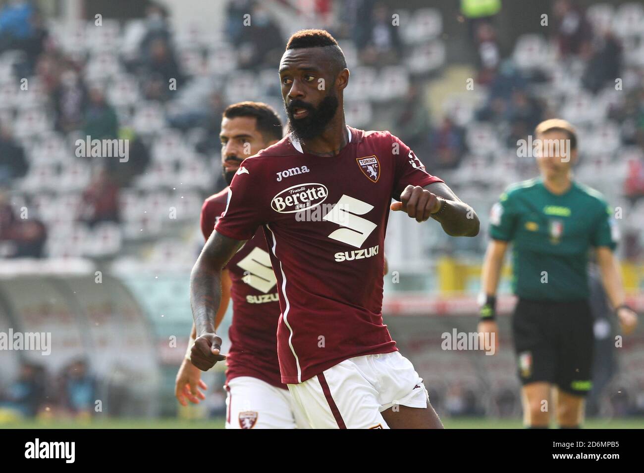 Nicolas Nkoulou of Torino FC during the Serie A football match between  Torino FC and Cagliari Calcio at Olympic Grande Torino Stadium on October  18, 2 Stock Photo - Alamy
