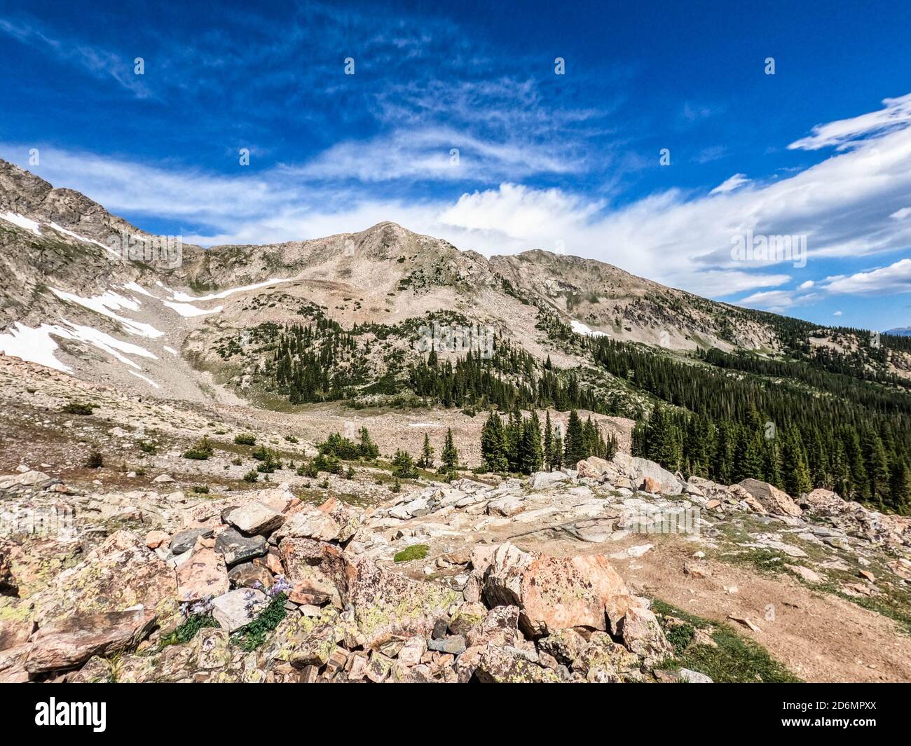 Beautiful sceneries along the 485 mile, Colorado Trail, Colorado Stock Photo