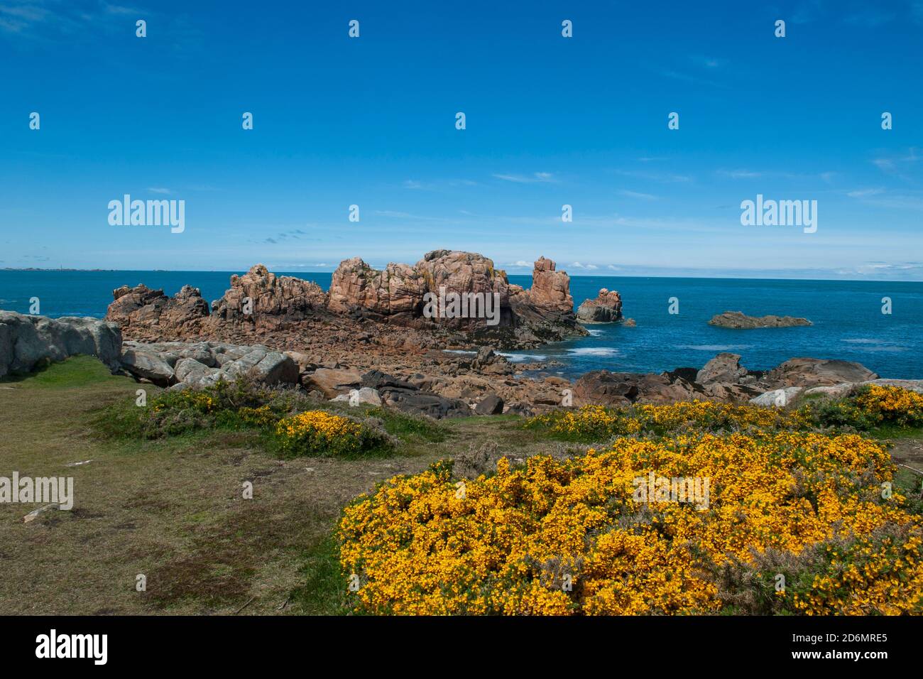 Coastal Area of France Stock Photo Alamy