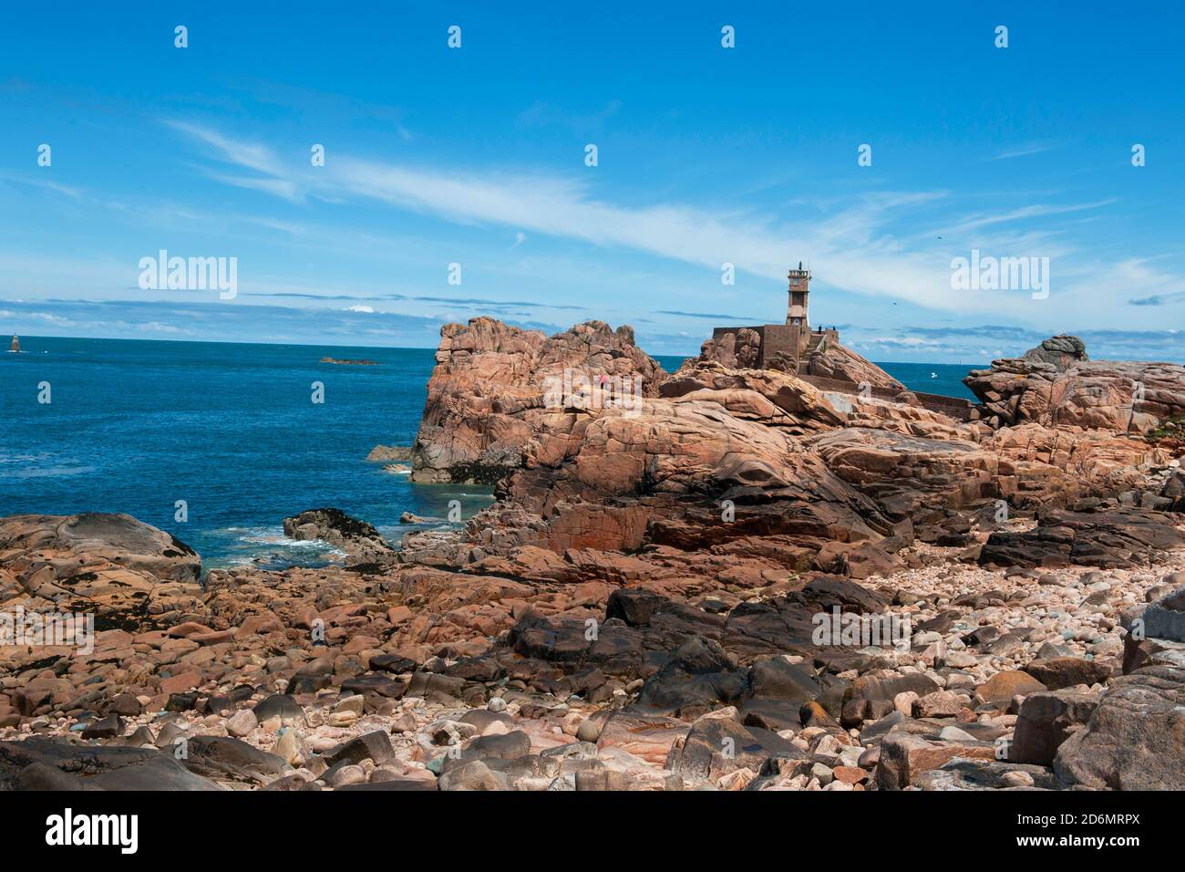 Coastal Area Of France Stock Photo Alamy
