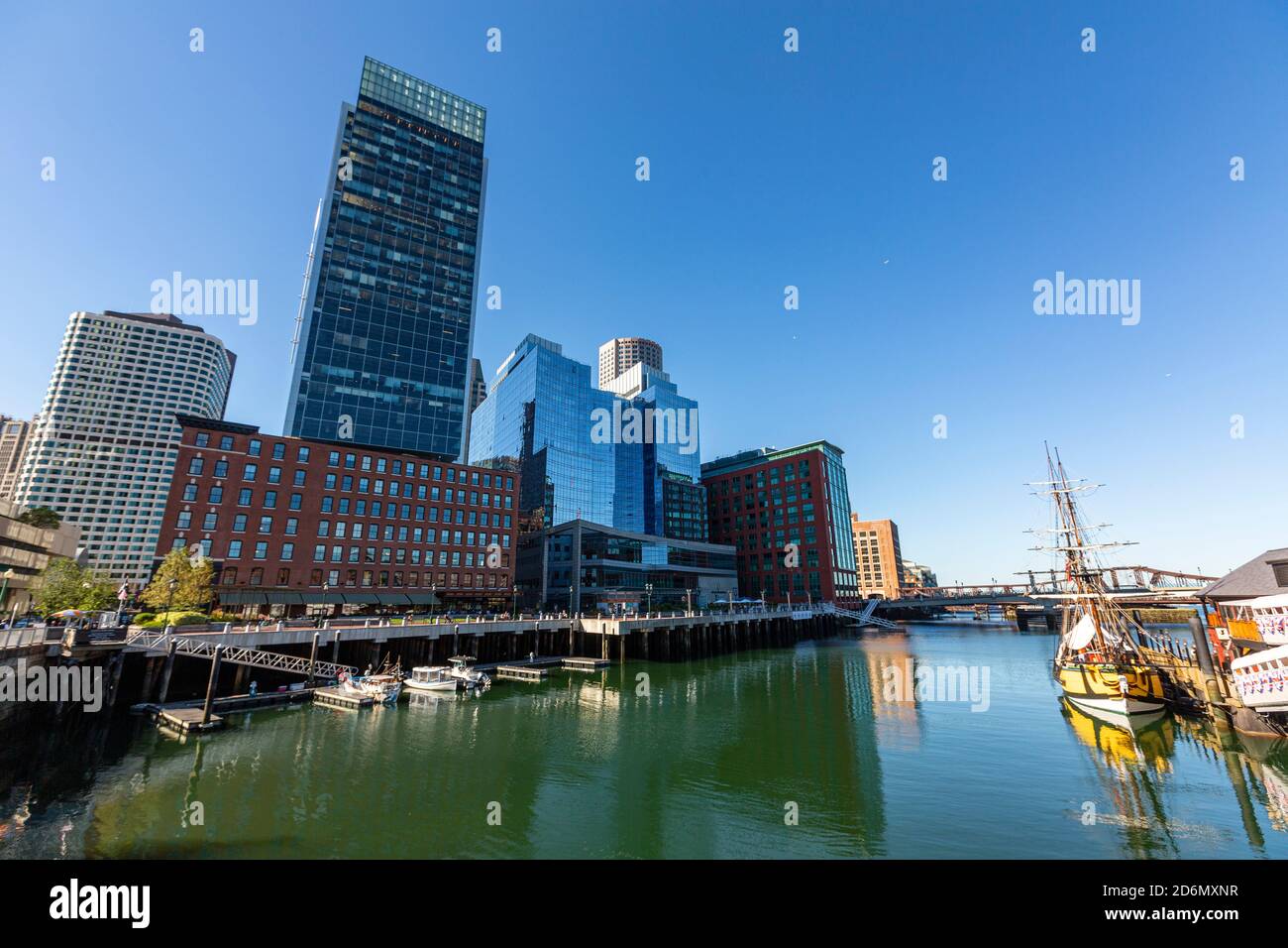 Financial District from Congress Street Bridge, Boston, Massachusetts
