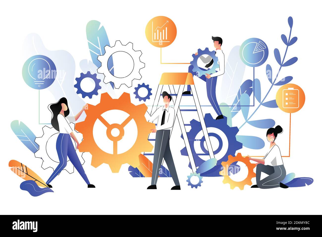 Engine development project Stock Vector Images - Alamy