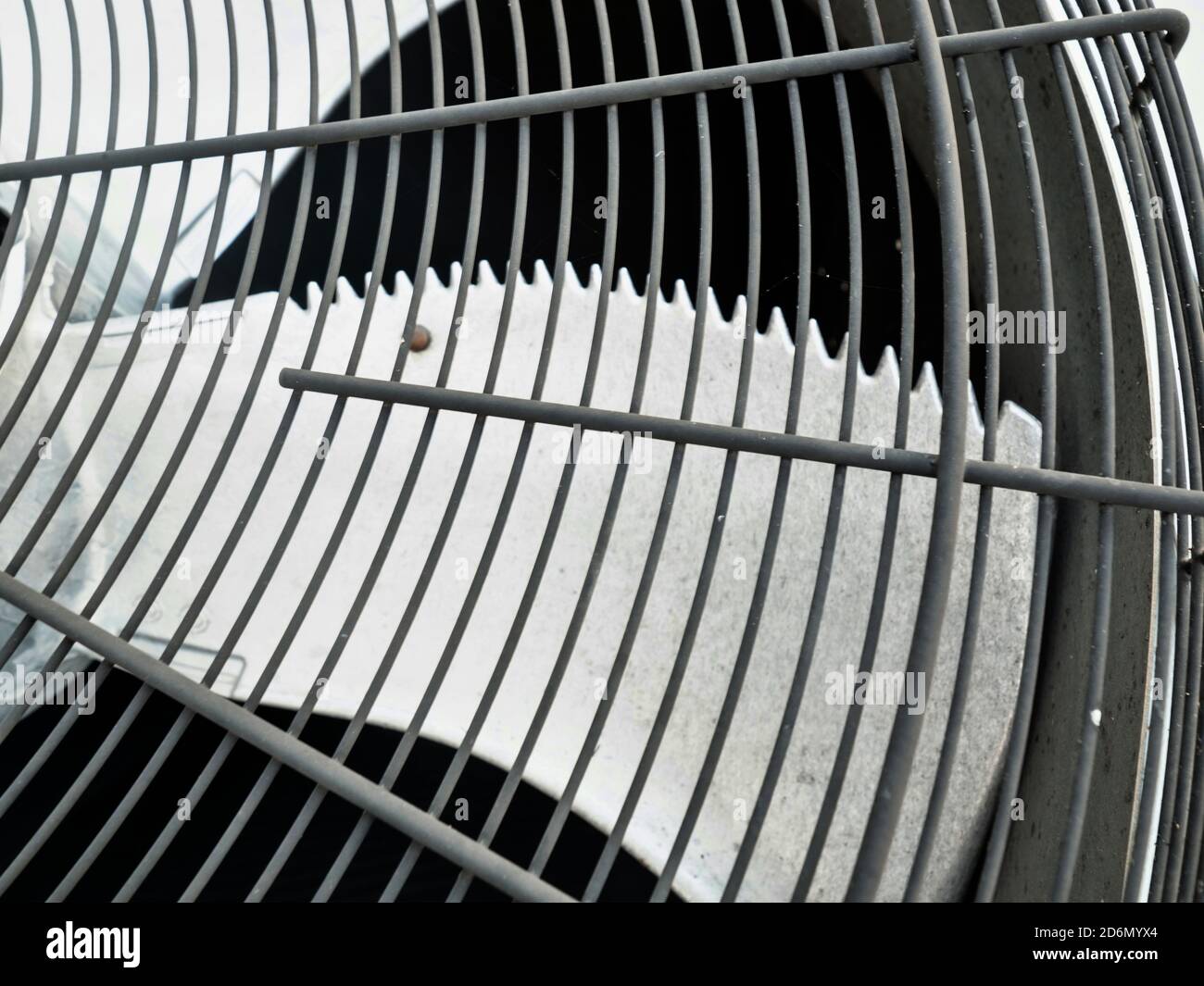 Industrial Air conditioning and cooling Unit in detail. External air