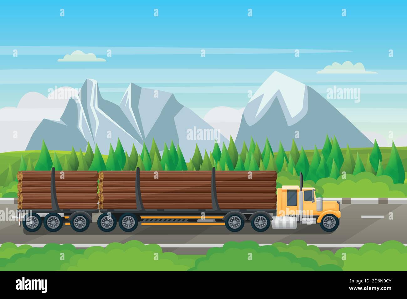 Timber industry vectors Stock Vector Images Alamy