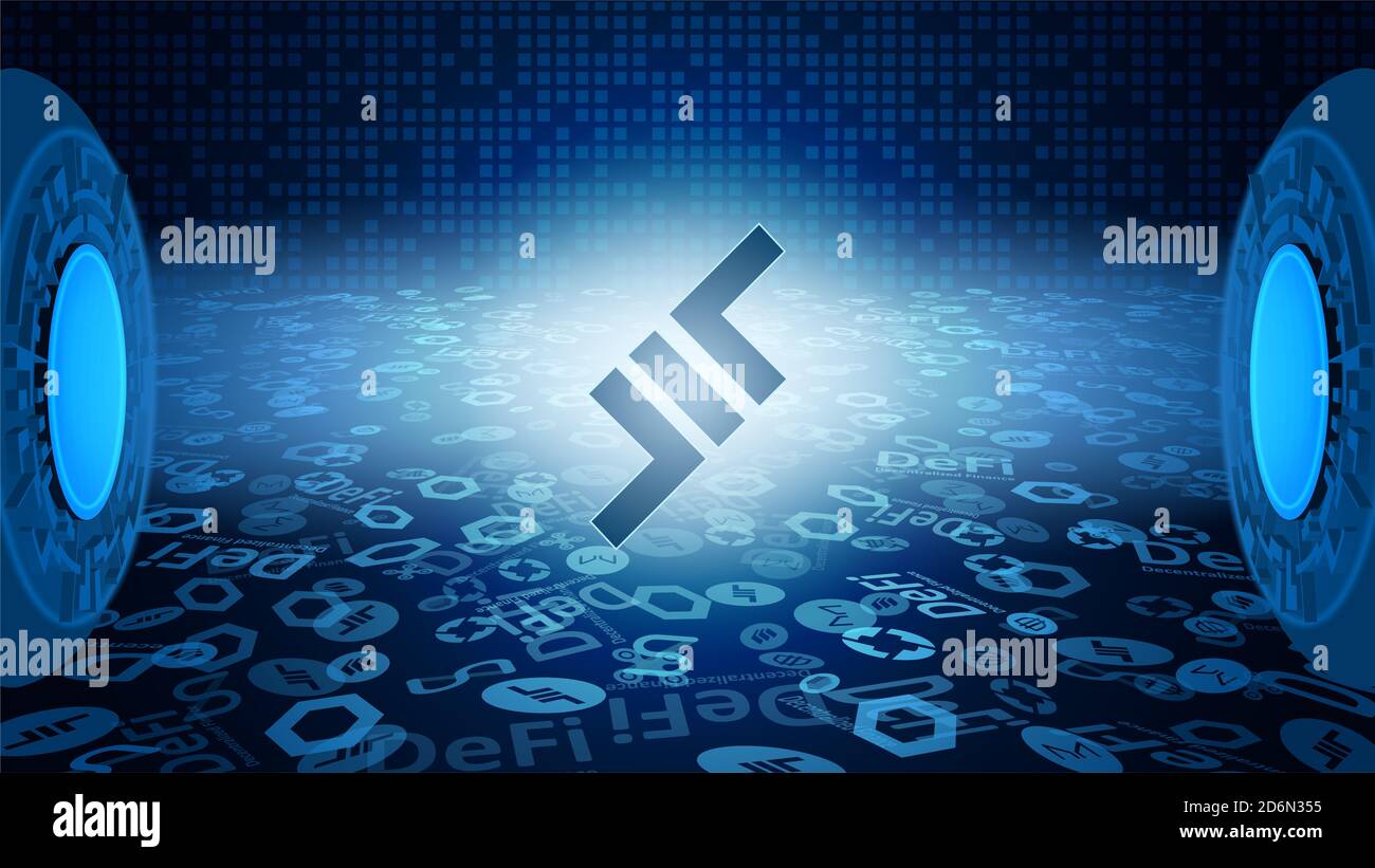 Aave LEND token symbol of the DeFi system shining in the rays of light.  Cryptocurrency logo icon. Decentralized finance programs. Vector EPS10  Stock Photo - Alamy
