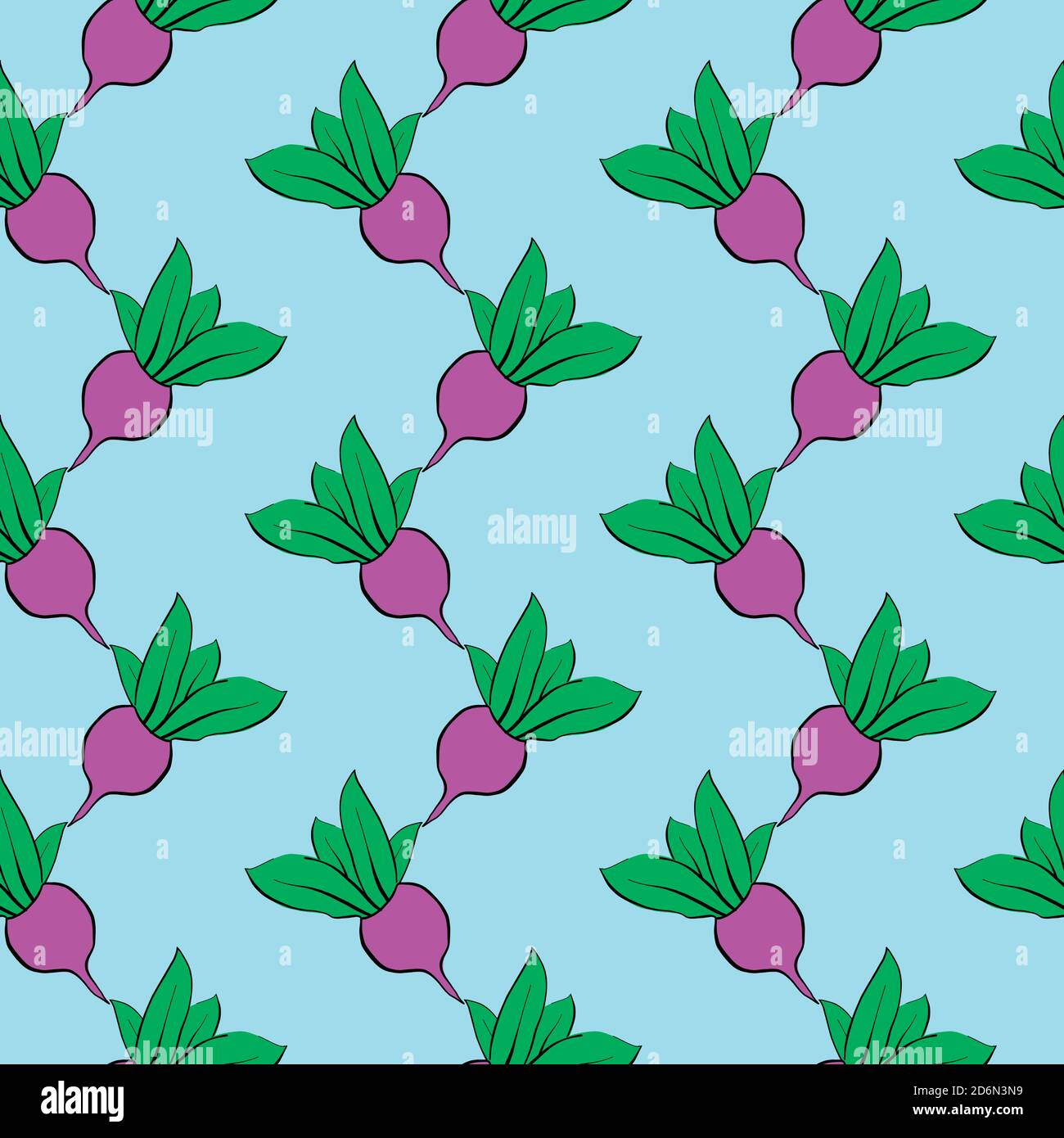 Small bet, seamless pattern on blue background. Stock Vector