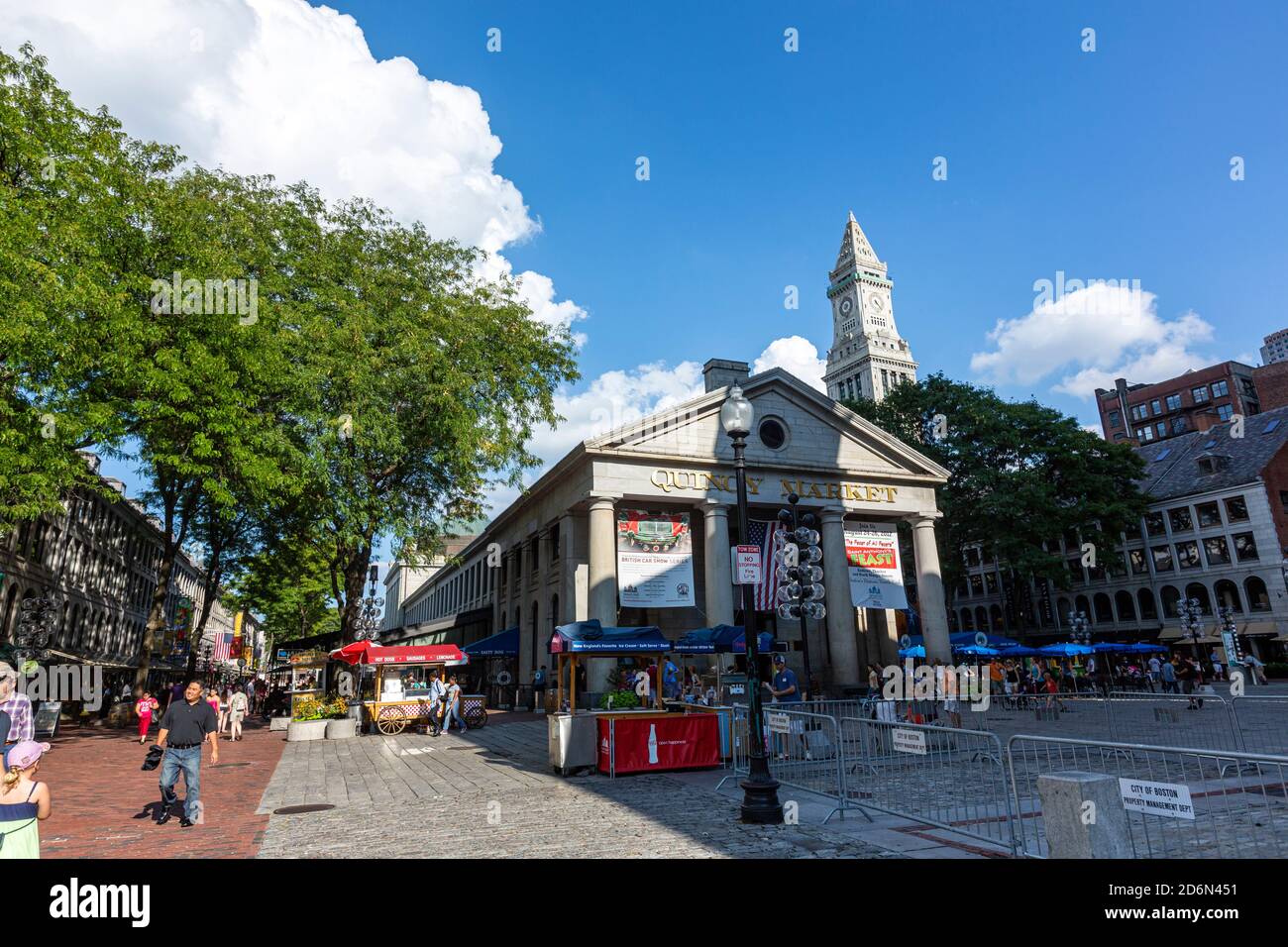 Quincy Market, Boston, Massachusetts, USA Stock Photo