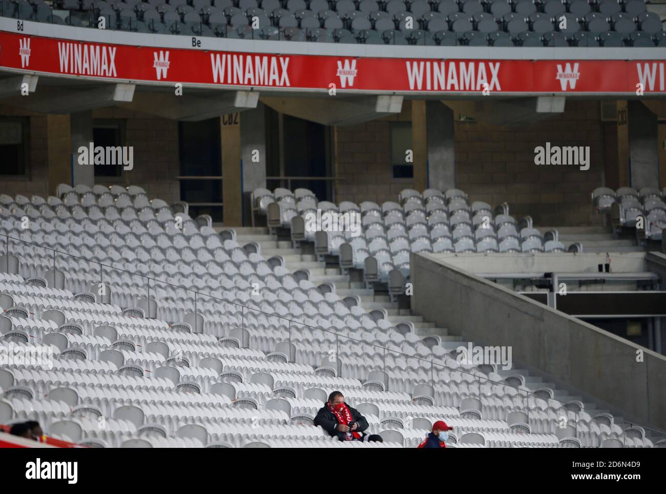 Soccer Football Ligue 1 Lille V Rc Lens Stade Pierre Mauroy Lille France October 18 2020 General View Inside The Stadium Without Fans During The Match Reuters Pascal Rossignol Stock Photo Alamy