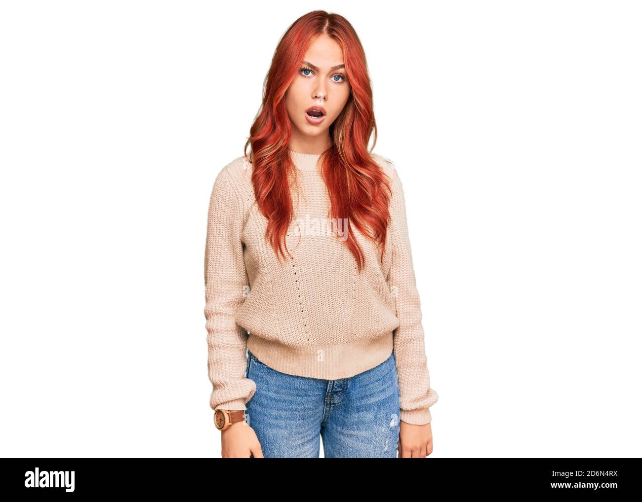redhead sweater