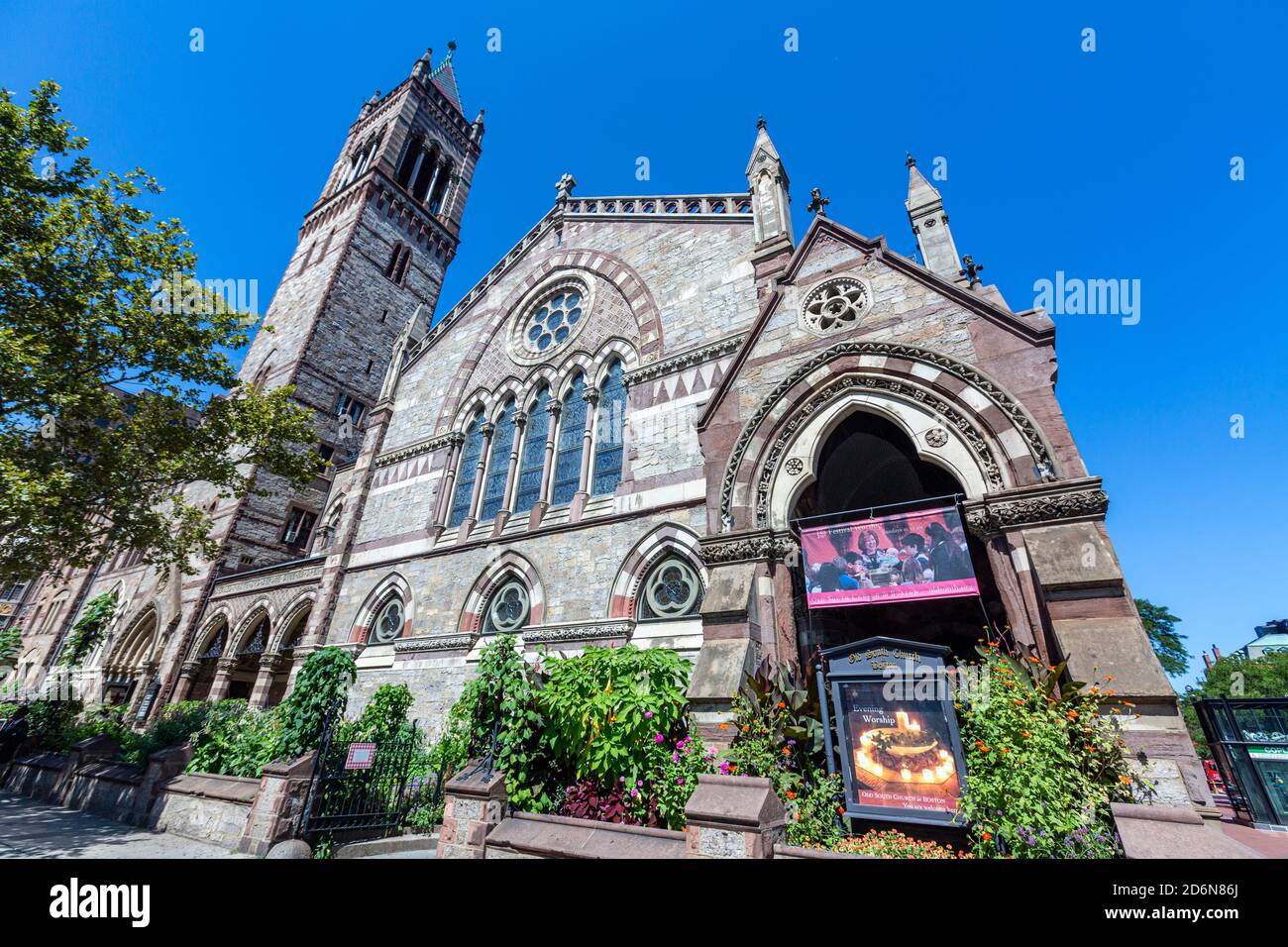 Old South Church in Boston, Boylston St, Boston, Massachusetts, USA