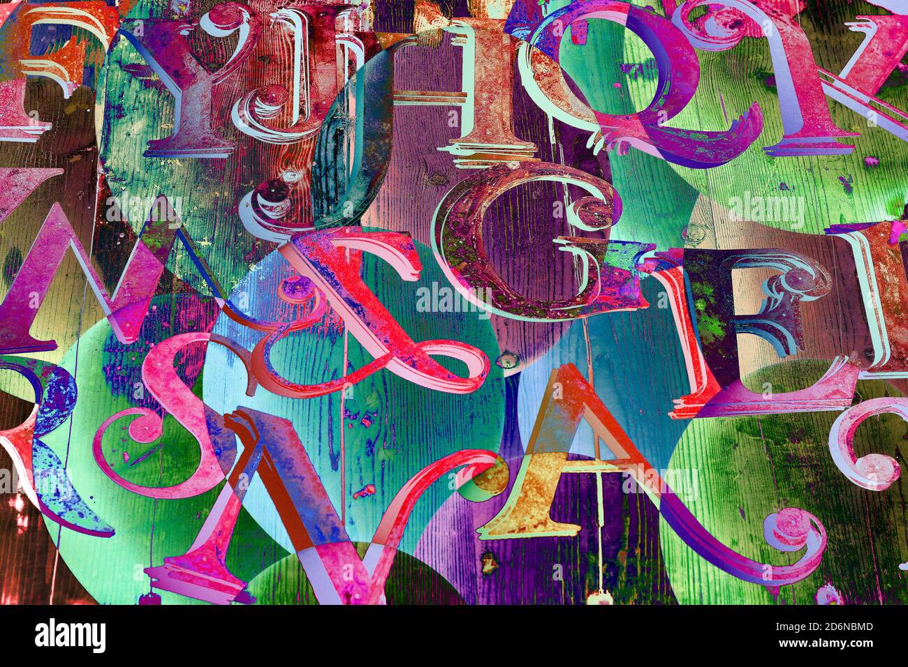 background of letters and colors Stock Photo - Alamy