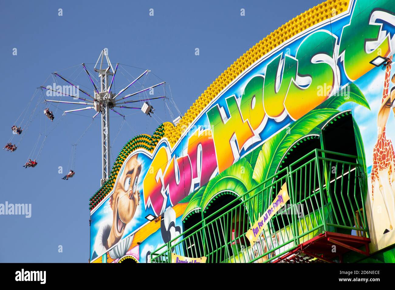 June 2019, Town Moor Fairground (The Hoppings), Newcastle upon Tyne. Stock Photo