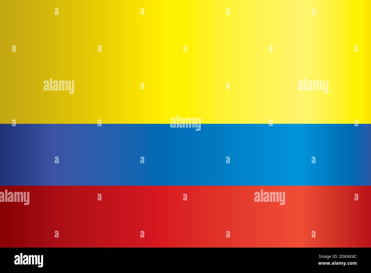 Flag of Colombia. Republic of Colombia. Bright, colorful vector ...