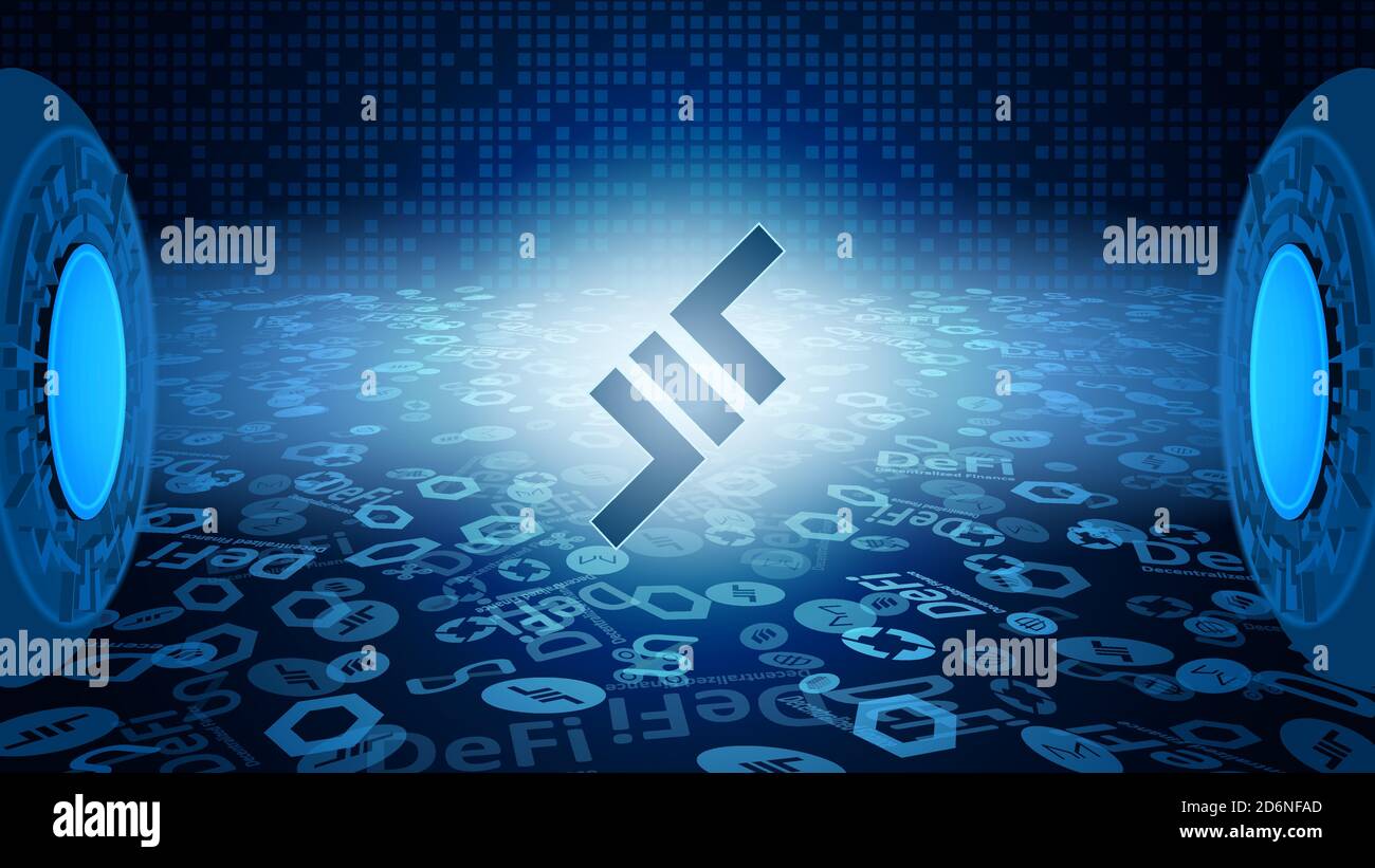 Aave LEND token symbol of the DeFi system shining in the rays of light.  Cryptocurrency logo icon. Decentralized finance programs. Vector EPS10  Stock Vector Image & Art - Alamy