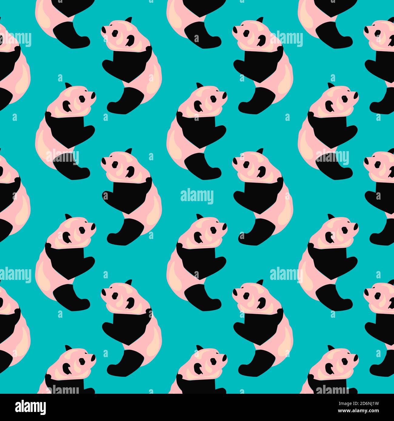 Pandas winter Stock Vector Images - Alamy