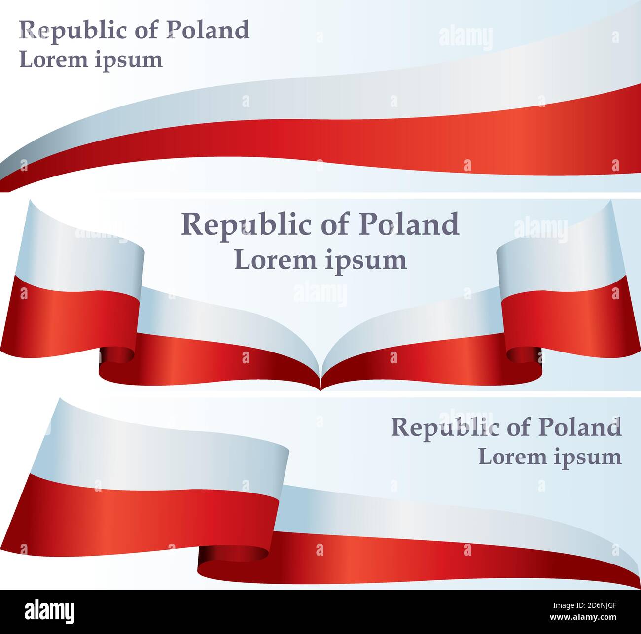 Flag of Poland, Polish flag, template for award design, an official ...