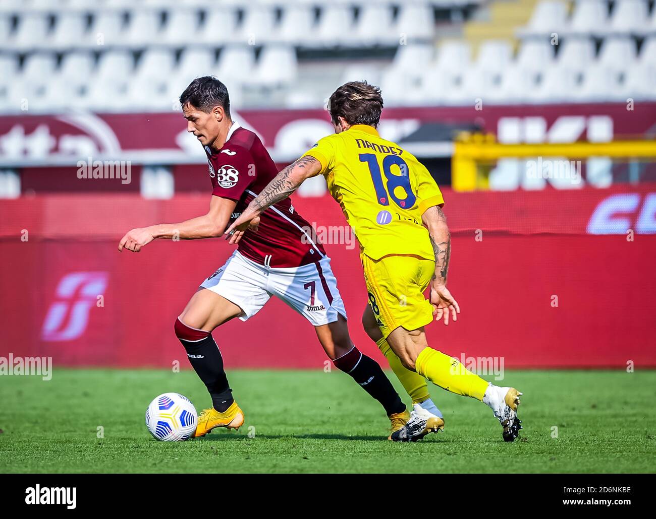 Turin Italy 18th Oct Sasa Lukic Of Torino Fc During The Serie A 21 Match Between Torino Fc Vs Cagliari Calcio At The Stadio Olimpico Grande Torino Turin Italy On October Turin Italy 18th Oct Sasa Lukic Of Torino Fc During The Serie A 21 Match Between Torino Fc Vs Cagliari Calcio At The Stadio Olimpico Grande Torino Turin Italy On October