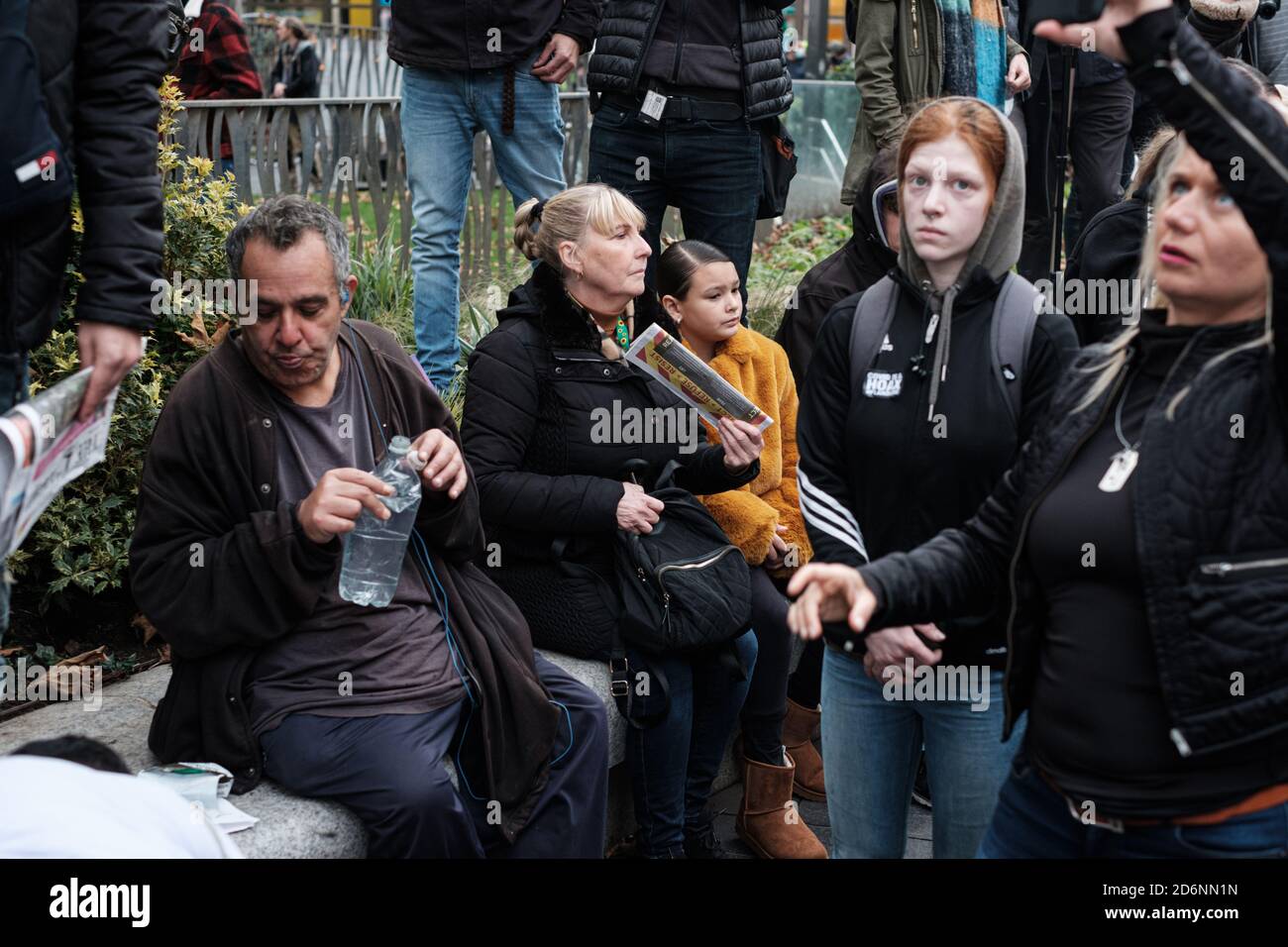 Stand Up X With Piers Corbyn (Jeremy Corbyn's Brother) Rally in Central ...