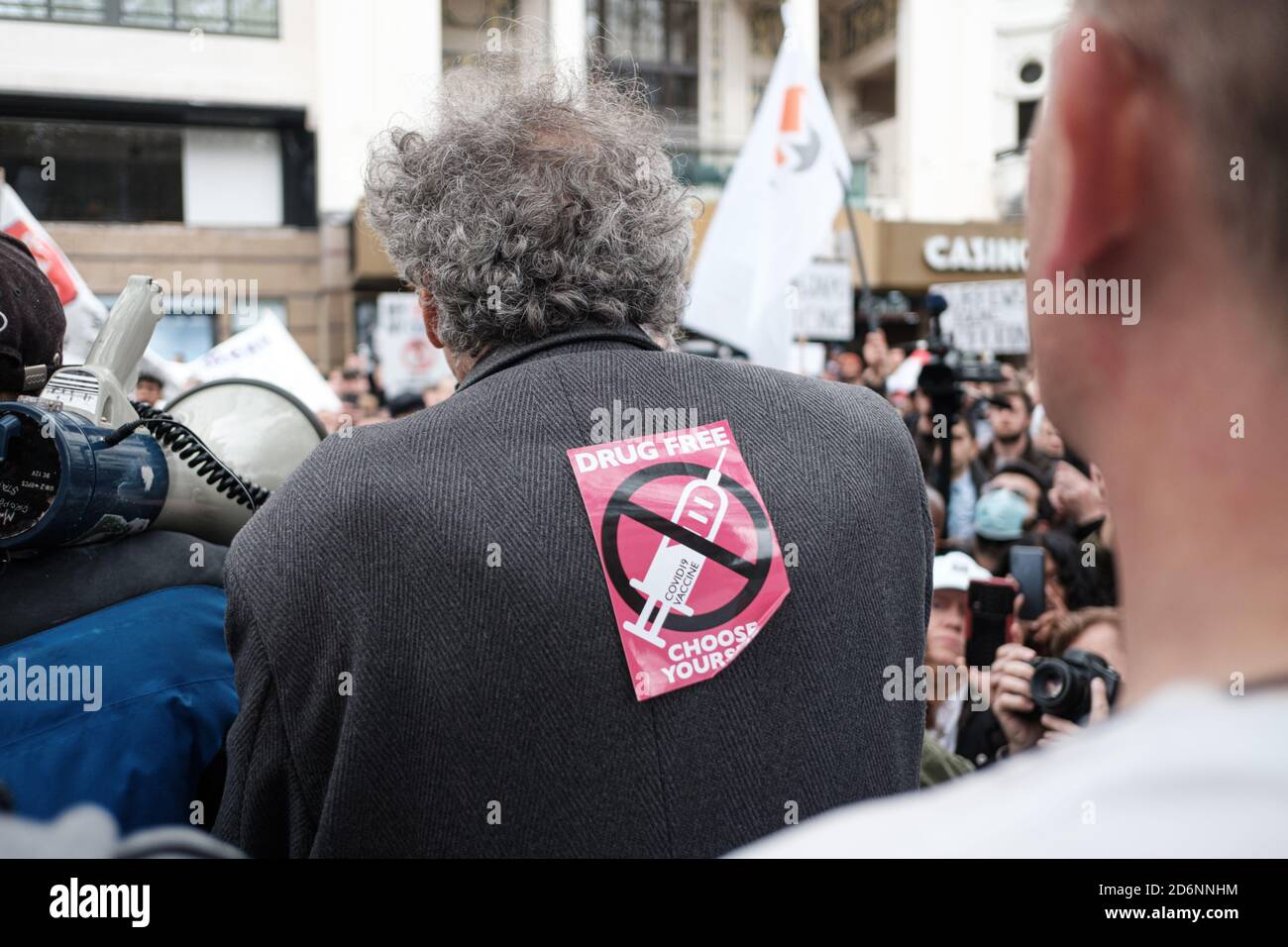 Stand Up X With Piers Corbyn (Jeremy Corbyn's Brother) Rally in Central ...
