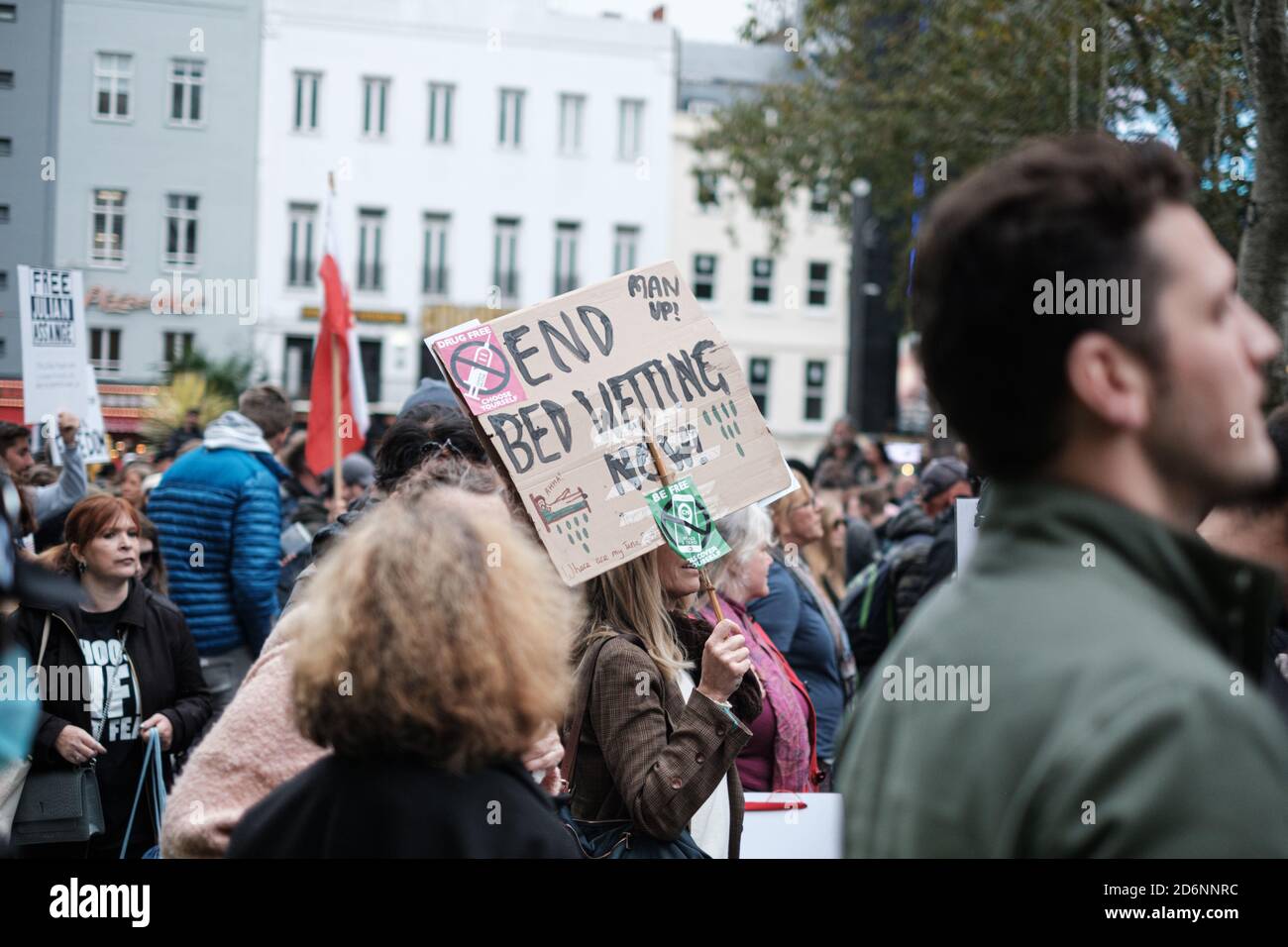 Stand Up X With Piers Corbyn (Jeremy Corbyn's Brother) Rally in Central ...