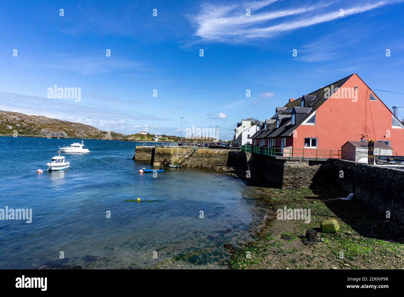 The harbour in the village of Crookhaven, County Cork, Ireland. Stock Photo