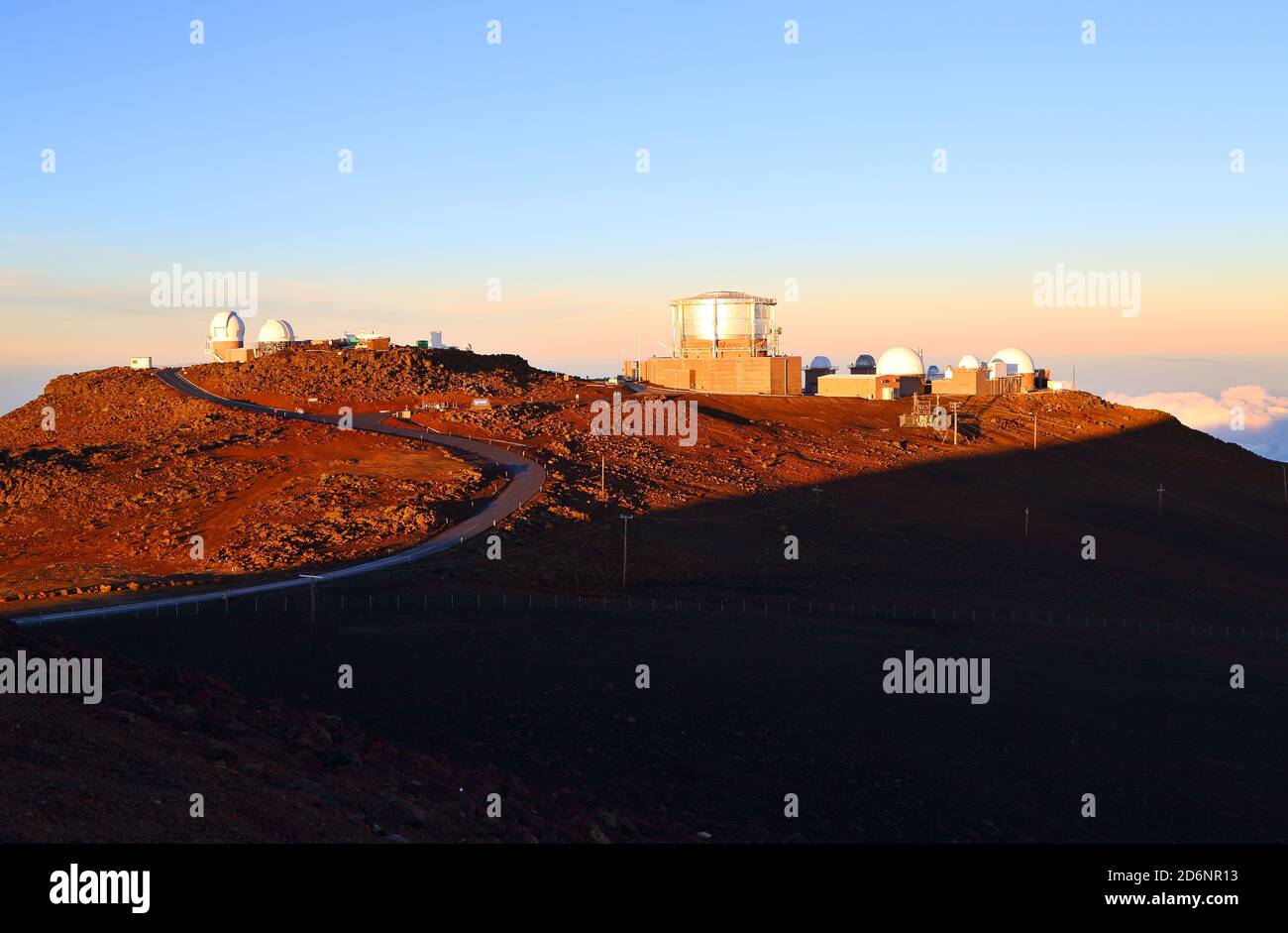 Haleakala High Altitude Observatory, Maui, HawaiiUSA Stock Photo Alamy