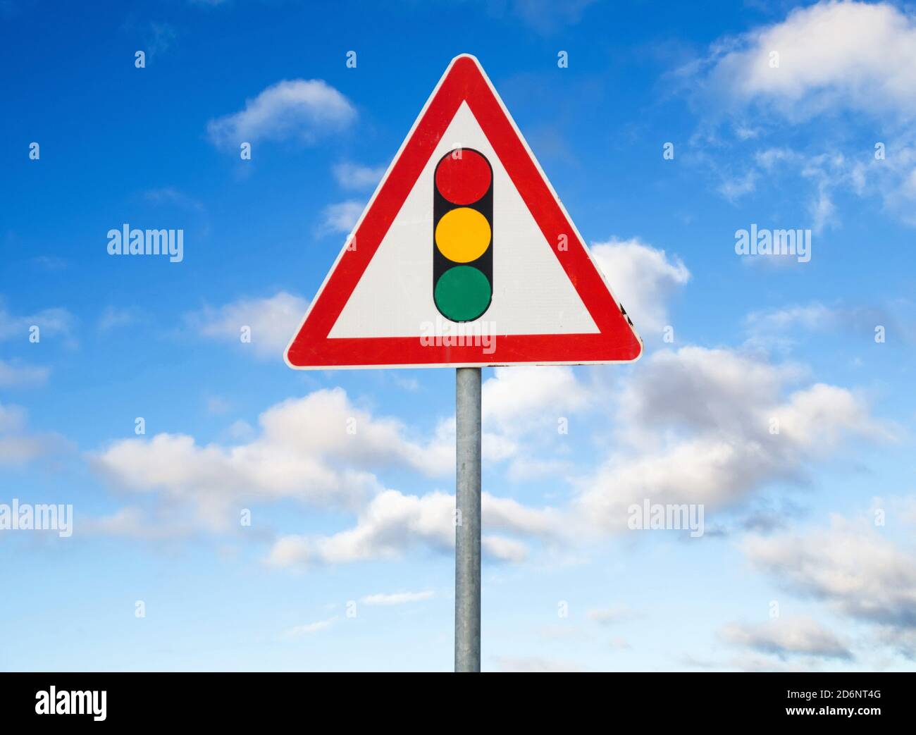 Traffic lights sign close up Stock Photo - Alamy