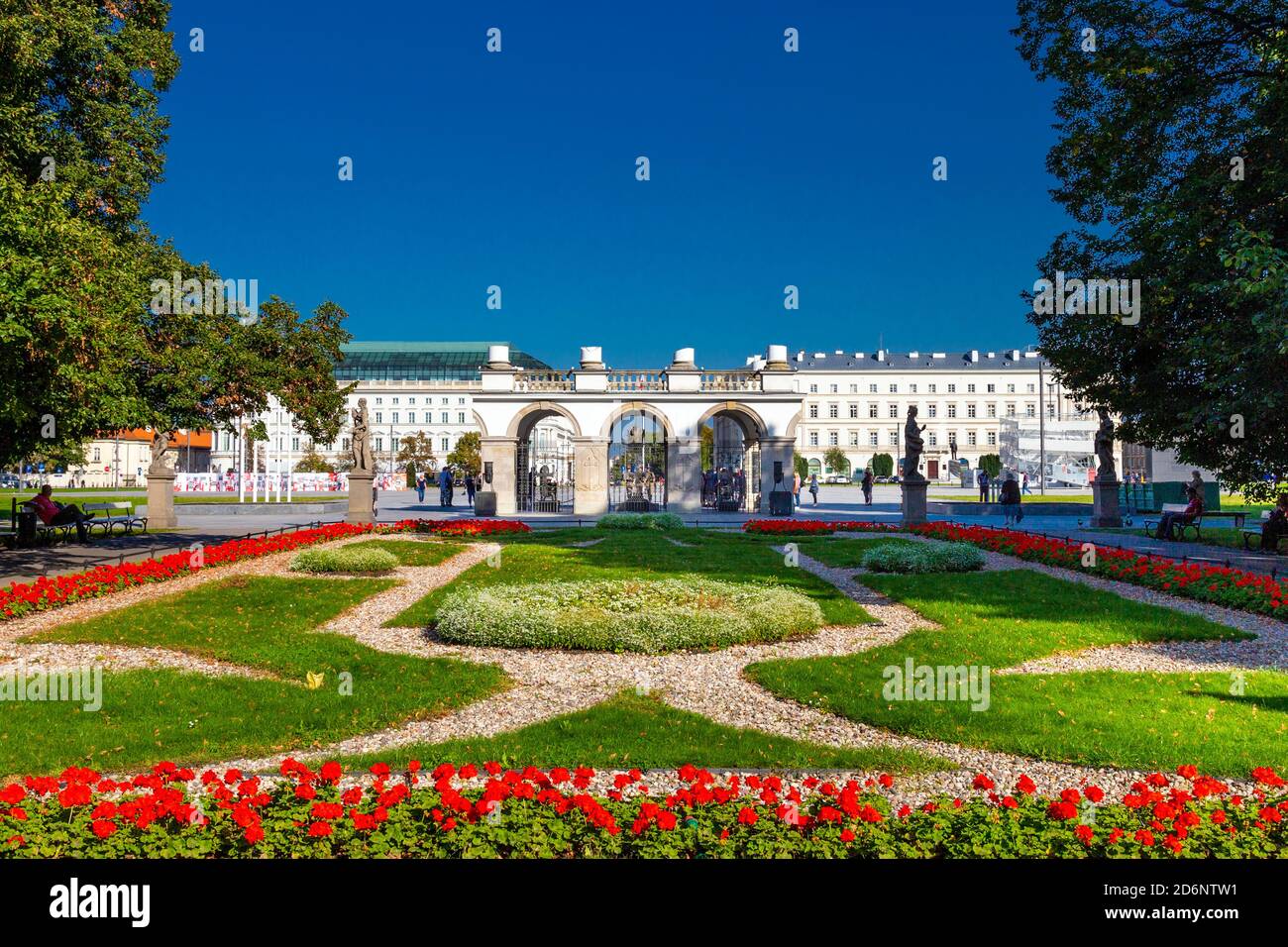Tomb of the Unknown Soldier in Warsaw, Poland Stock Photo