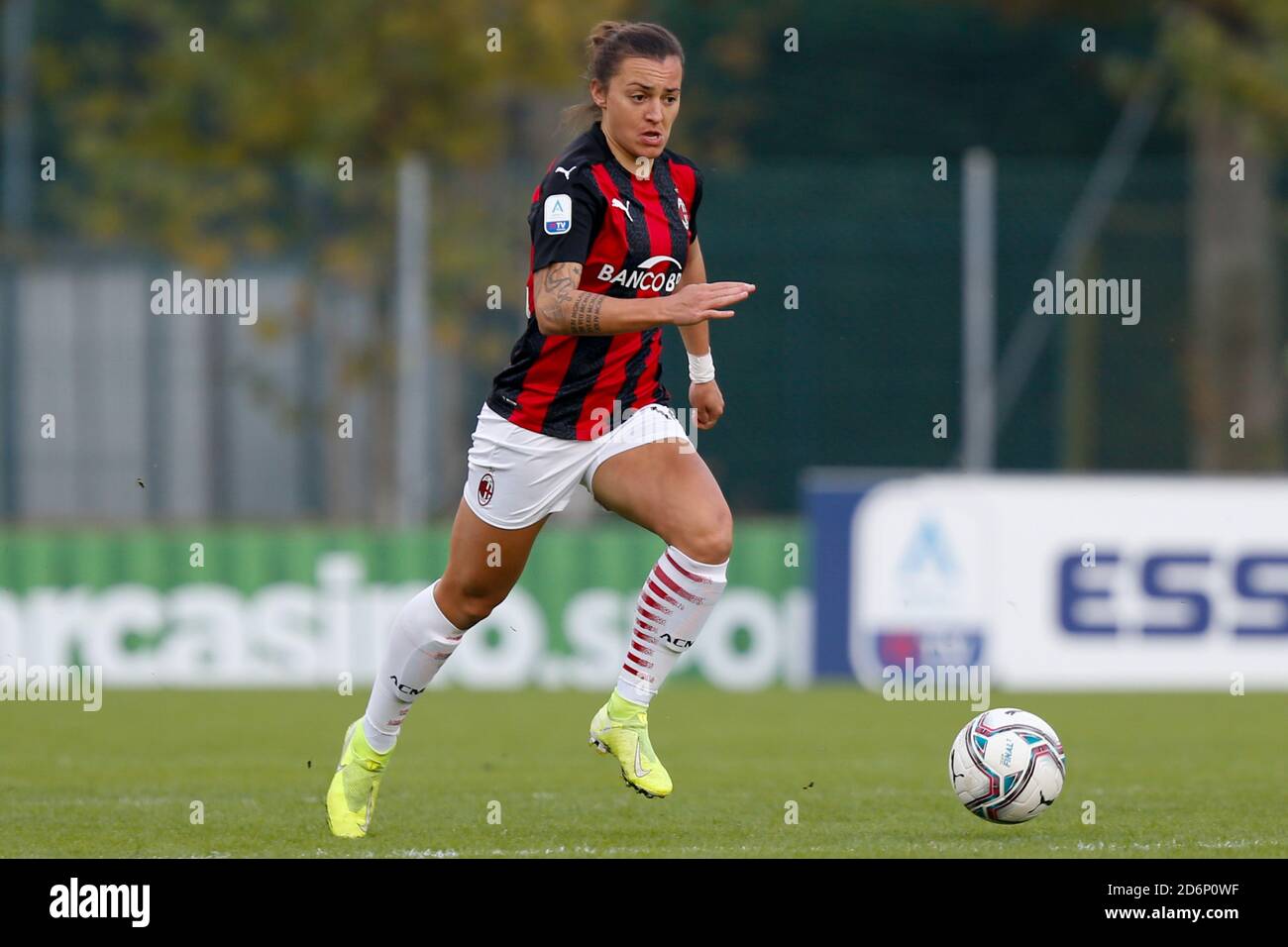 Milan, Italy, 18 Oct 2020, Lidija Kulis (AC Milan) during AC Milan vs FC Internazionale, Italian Soccer Serie A Women Championship - Credit: LM/Francesco Scaccianoce/Alamy Live News Stock Photo