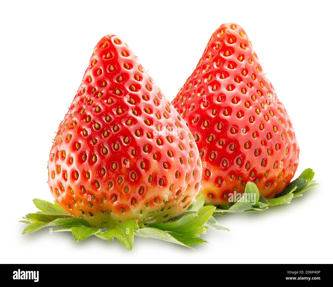 strawberries isolated on a white background Stock Photo - Alamy