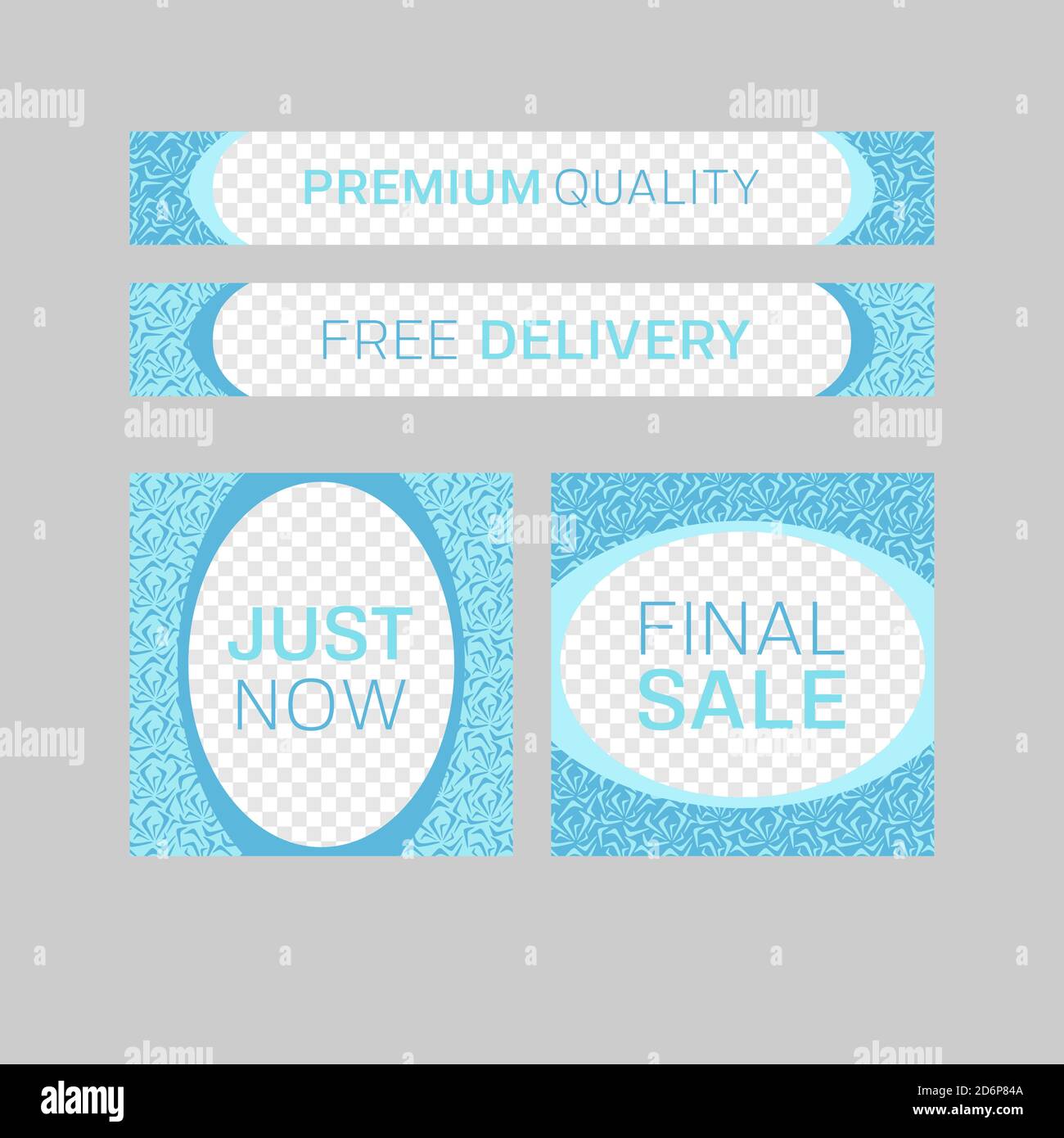Modern abstract vector frames. Editable design templates for web ...