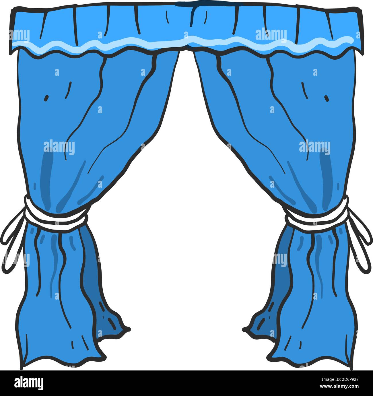 Pretty window curtains Stock Vector Images Alamy