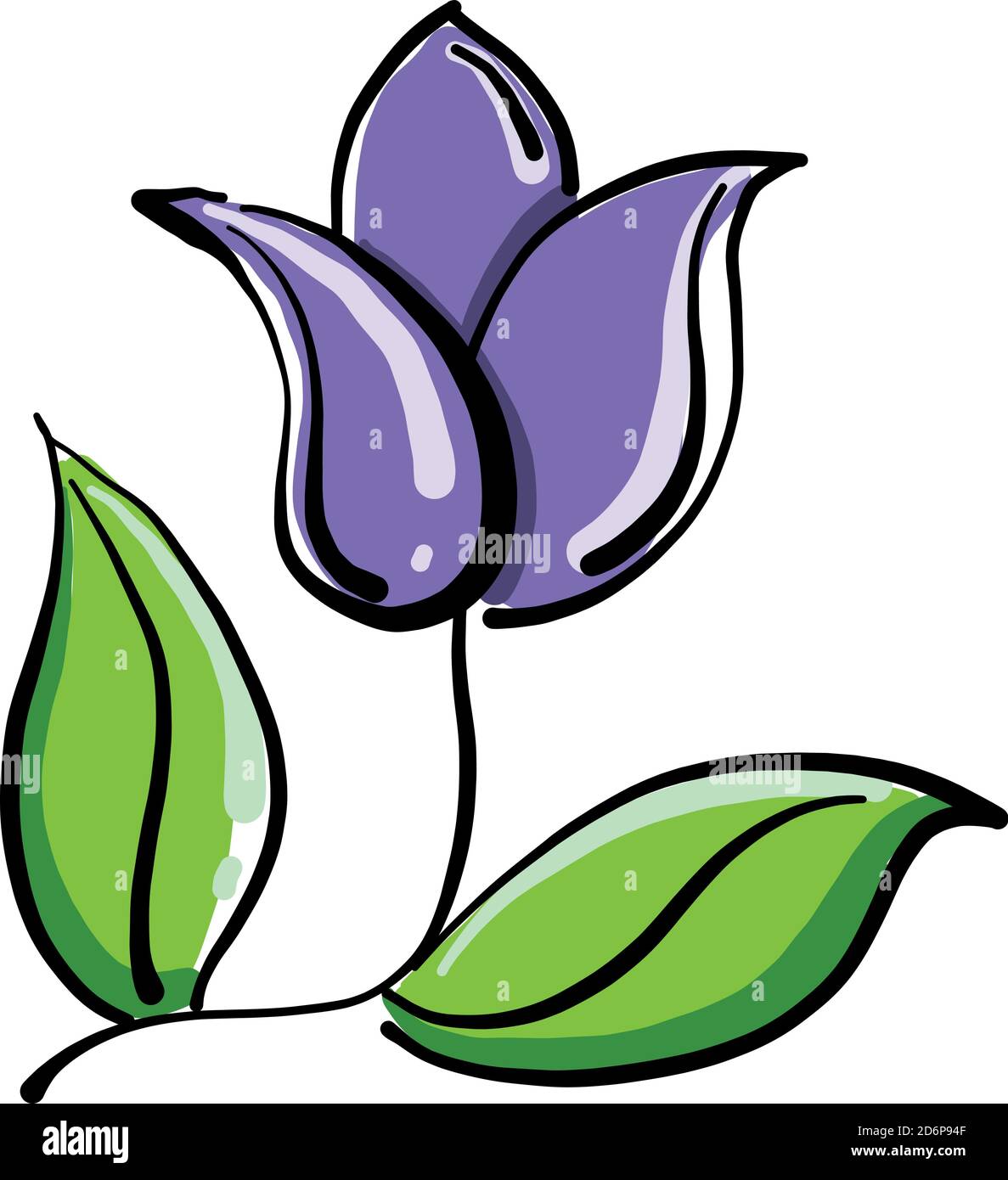 Delicate flower vector vectors hi-res stock photography and images - Alamy