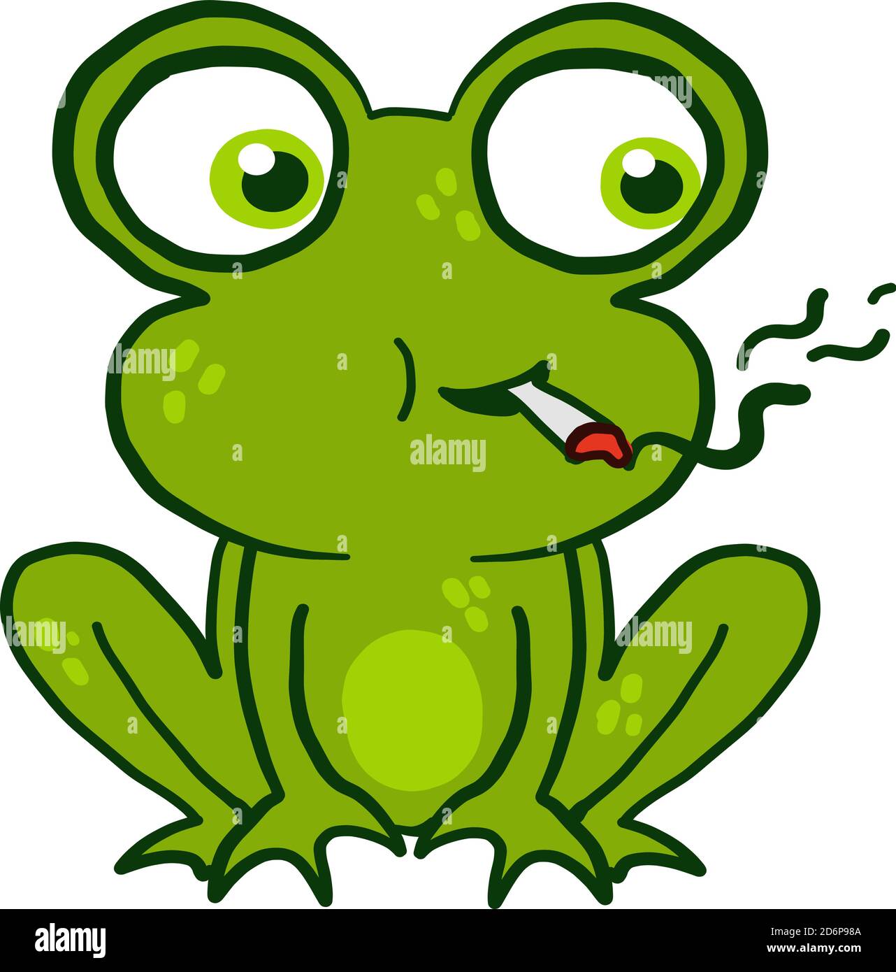 Smoking frog hi-res stock photography and images - Alamy