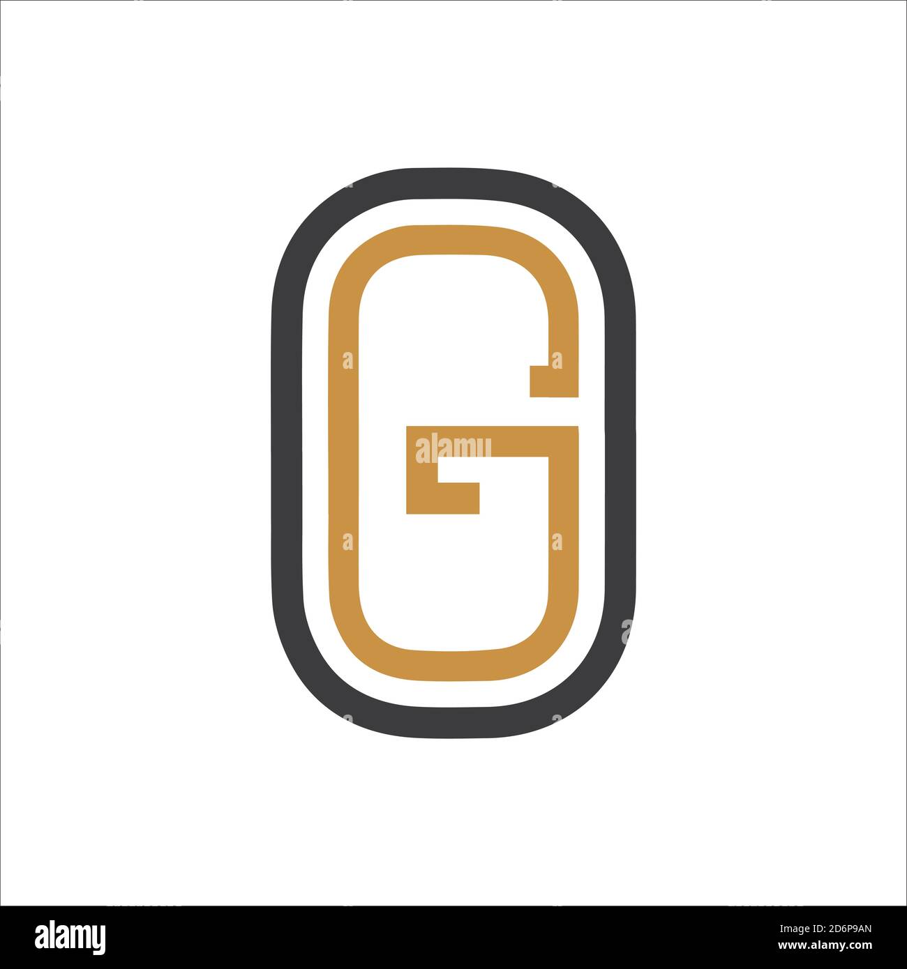 Initial letter go logo or og logo vector design template Stock Vector ...