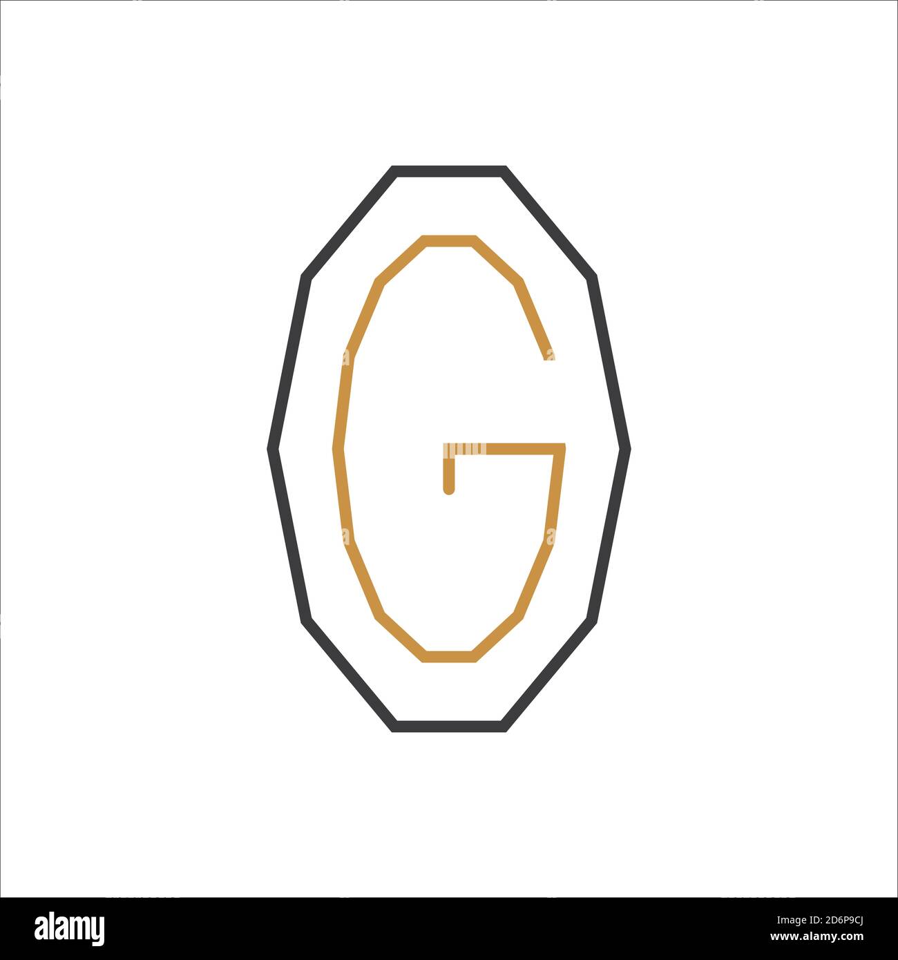 Initial letter go logo or og logo vector design template Stock Vector ...