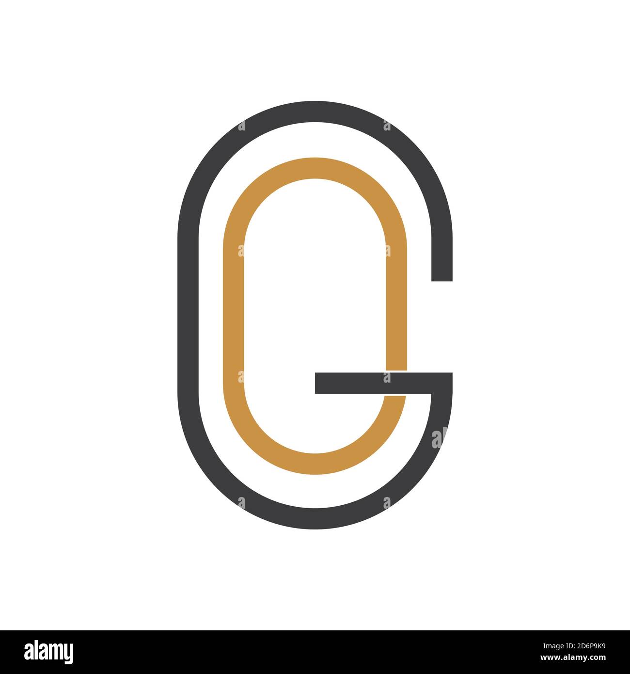 Initial letter go logo or og logo vector design template Stock Vector ...
