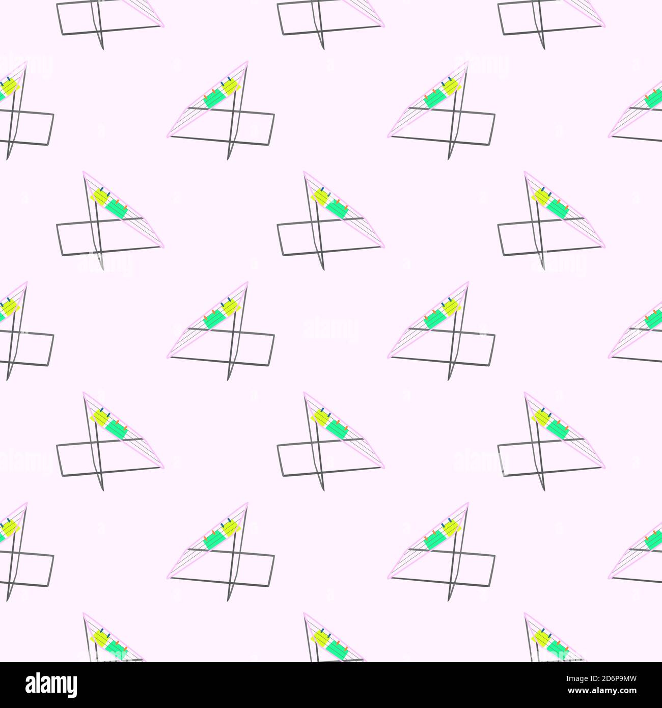 Dry clothes,seamless pattern on white background. Stock Vector