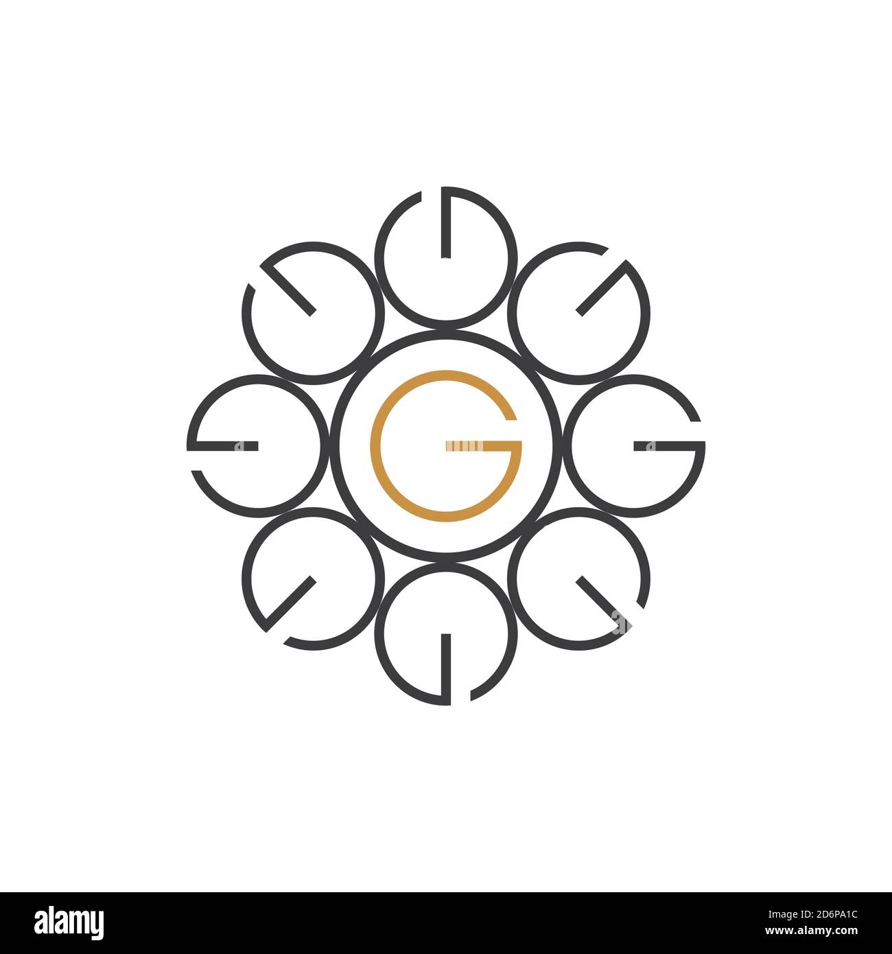 Initial letter go logo or og logo vector design template Stock Vector ...