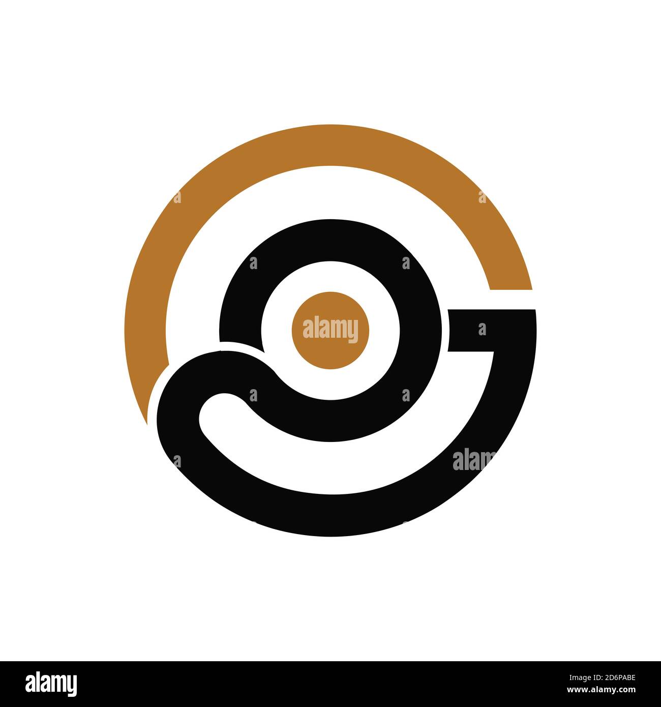 Initial letter go logo or og logo vector design template Stock Vector ...