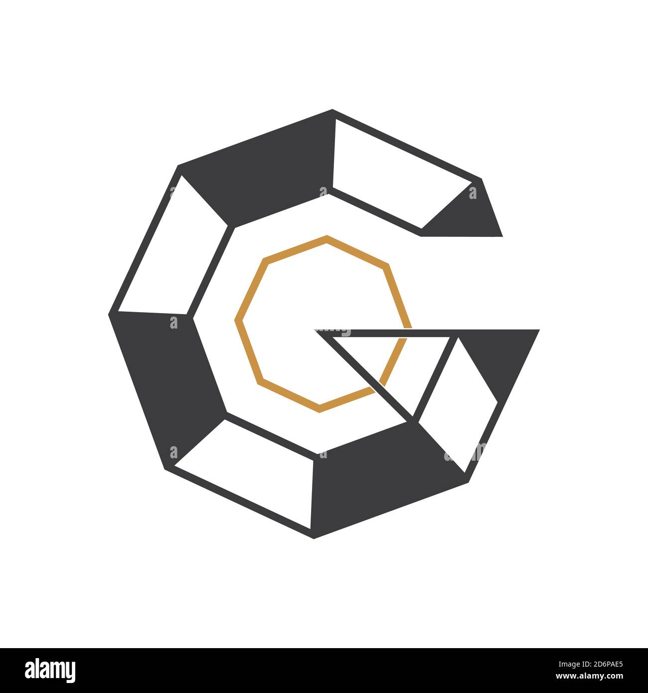 Initial letter go logo or og logo vector design template Stock Vector ...