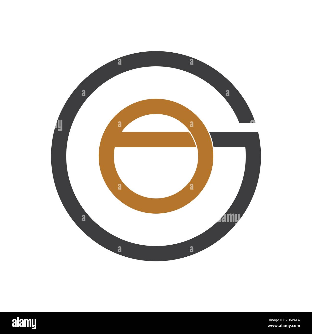 Initial letter go logo or og logo vector design template Stock Vector ...