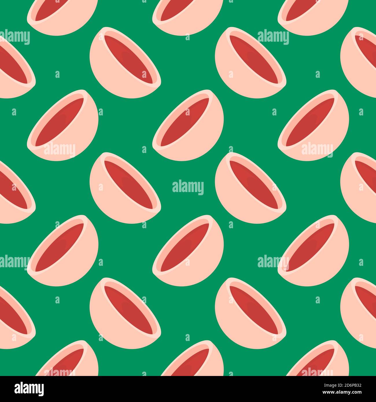 Little ketchup containers,seamless pattern on dark green background. Stock Vector
