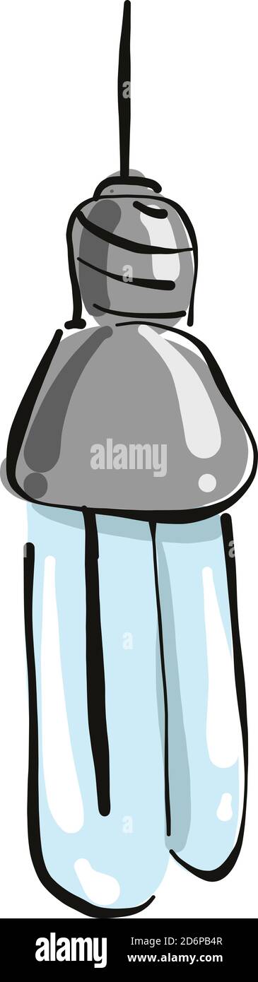 Light bulb, illustration, vector on white background Stock Vector Image ...