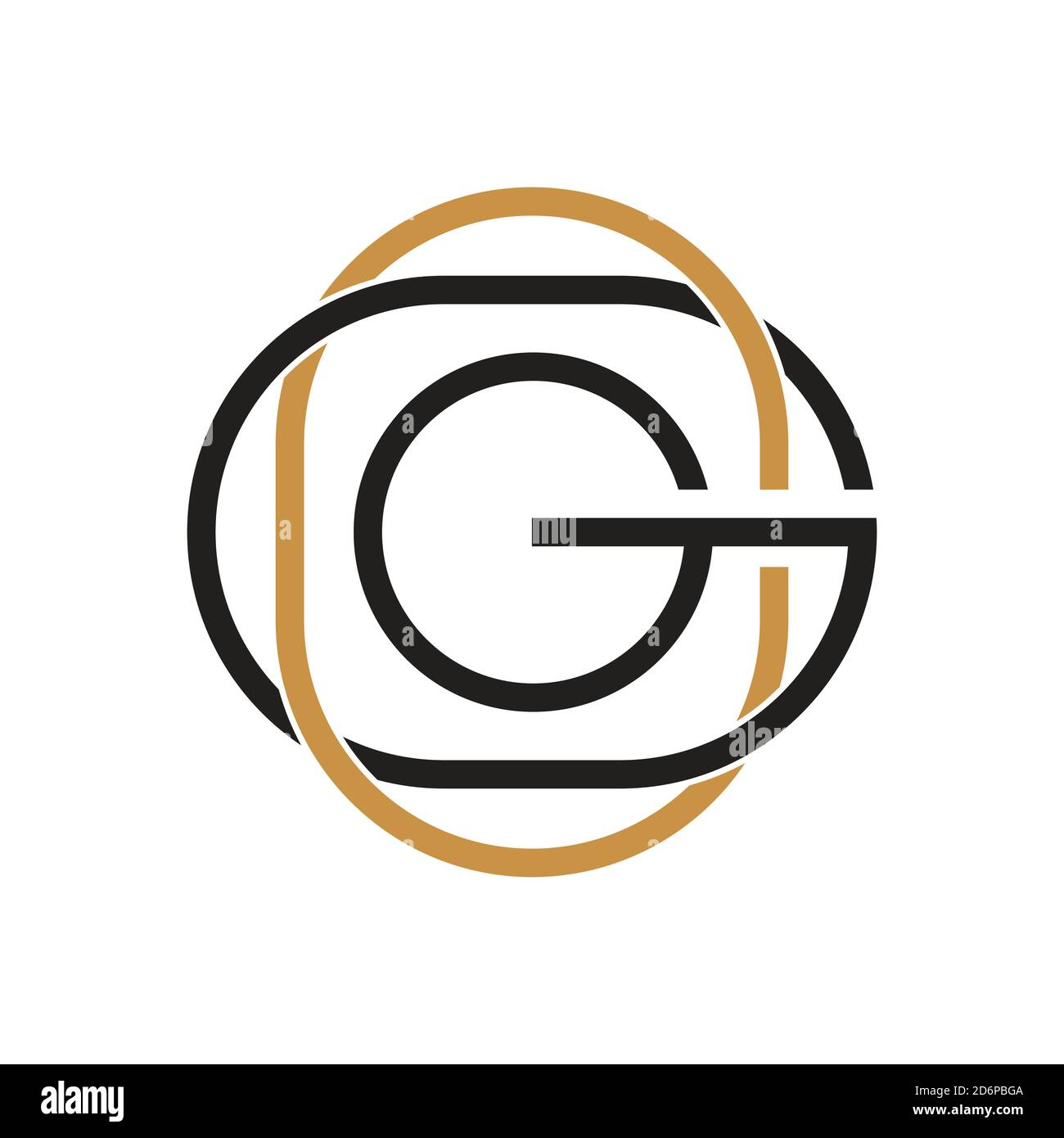 Initial letter go logo or og logo vector design template Stock Vector ...