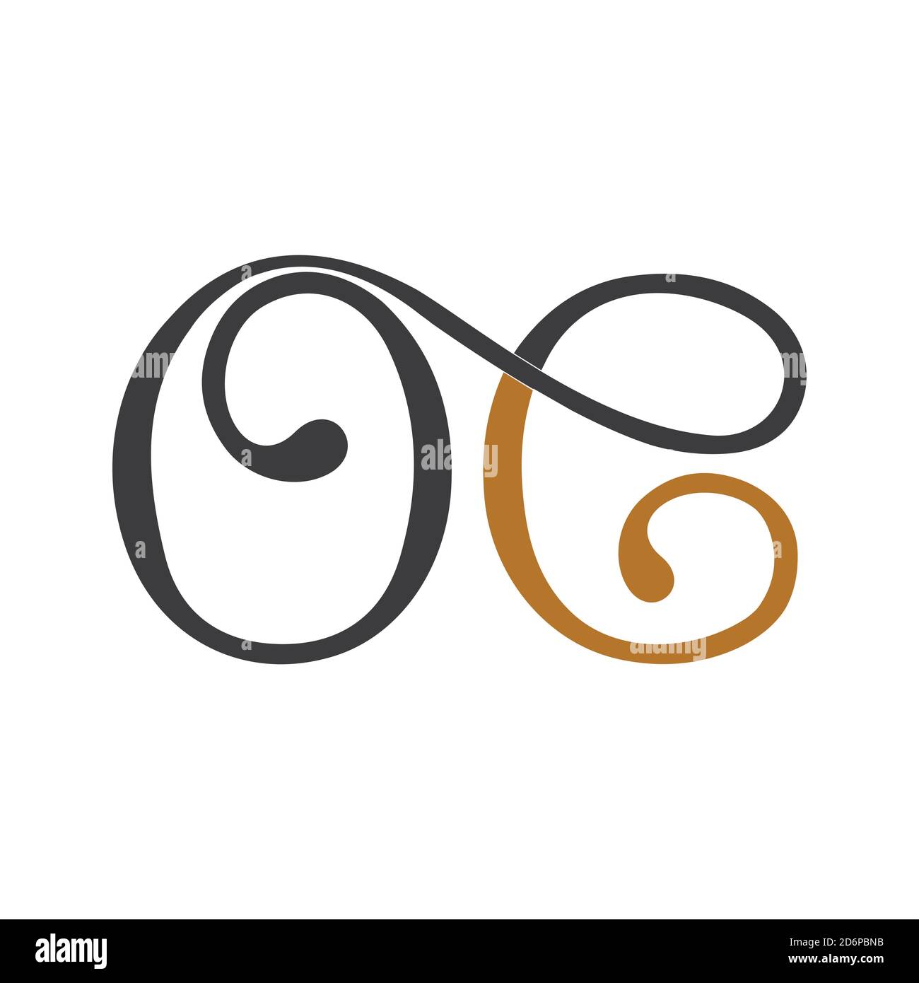 Initial letter go logo or og logo vector design template Stock Vector ...